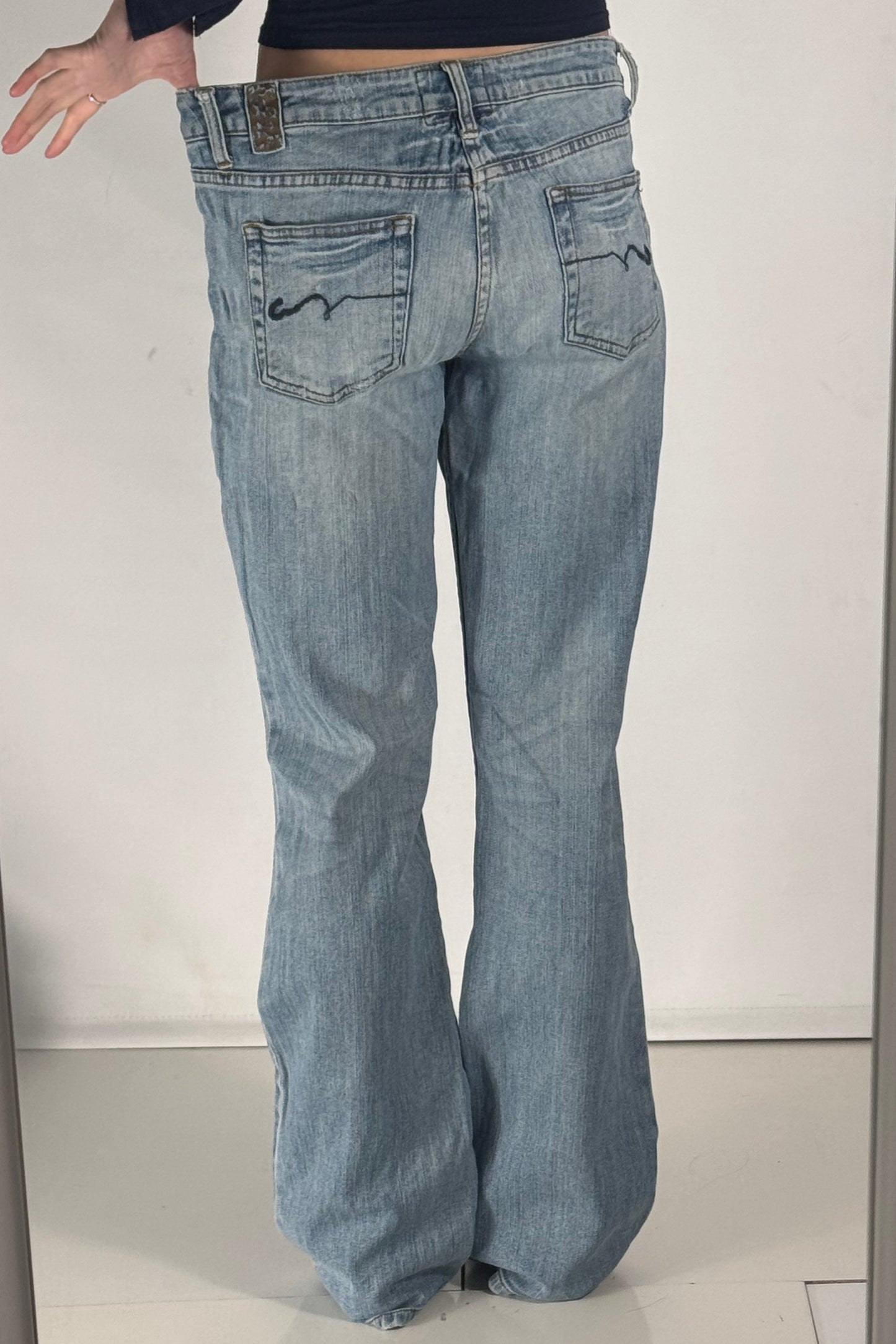 Lågmidjade jeans stl: M