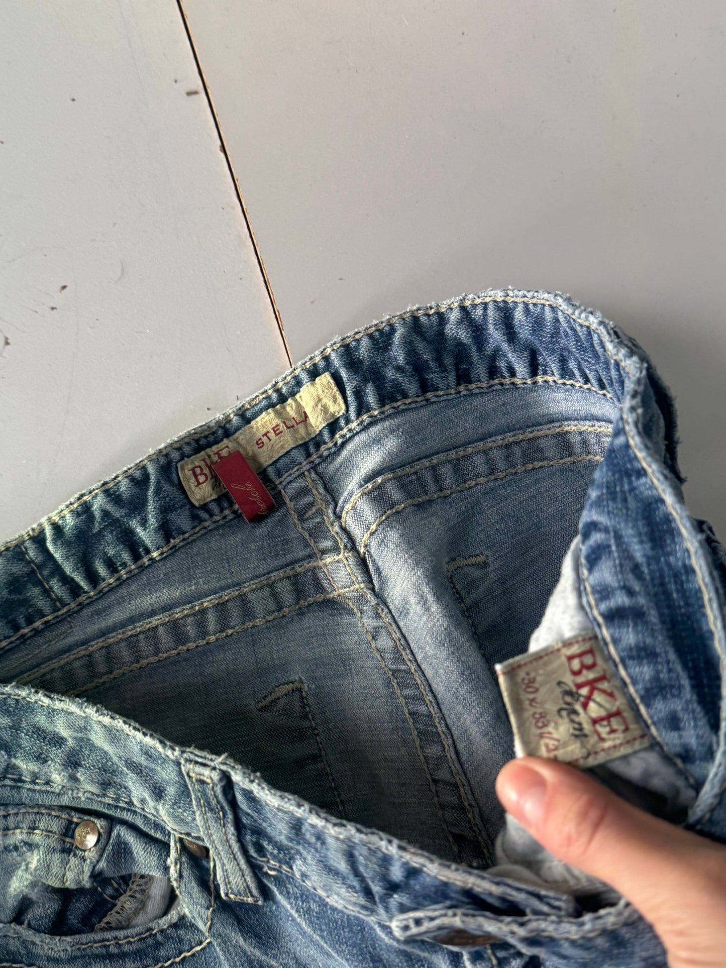 Lågmidjade jeans stl: S/M