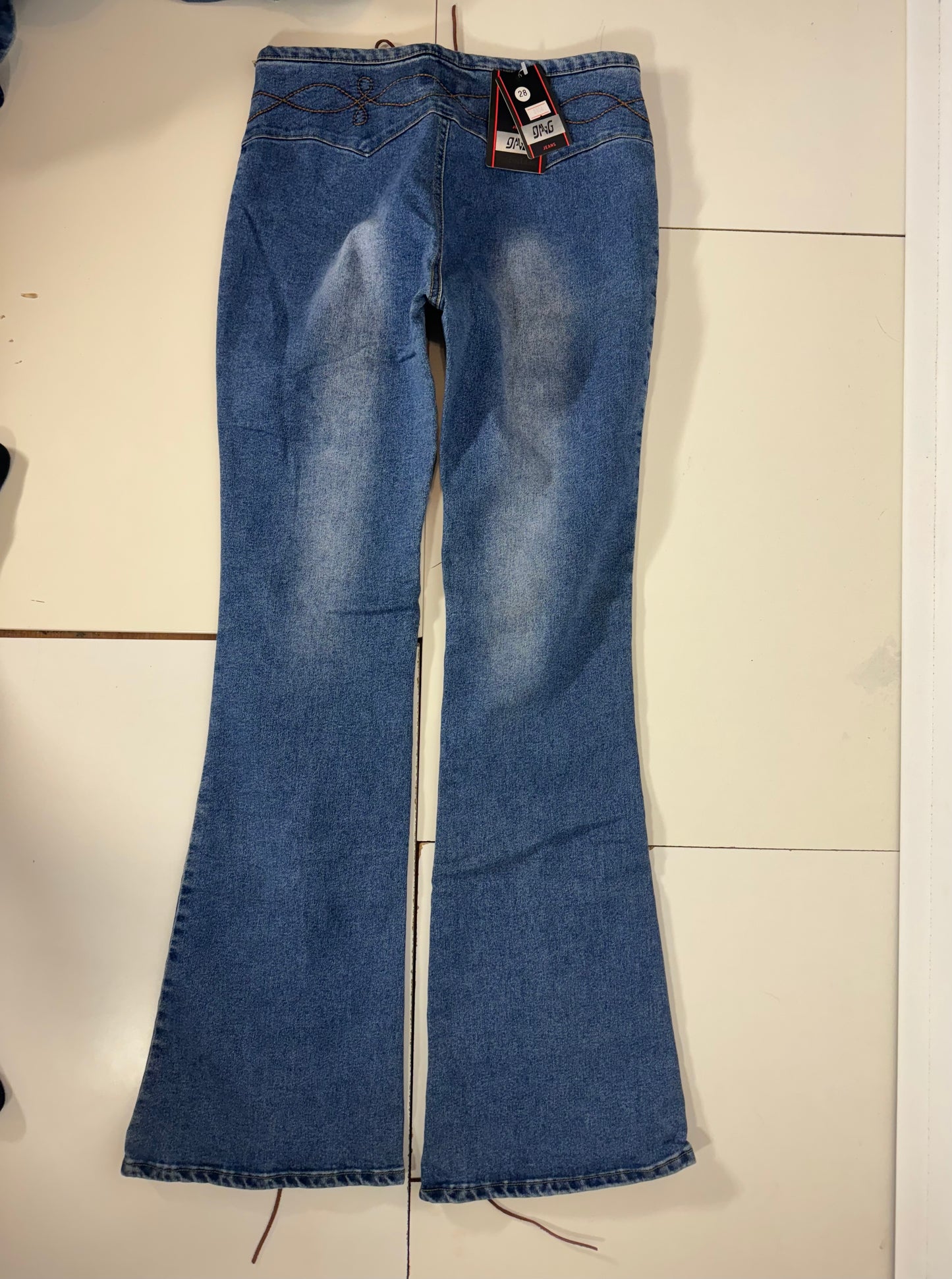 Lågmidjade jeans stl: S