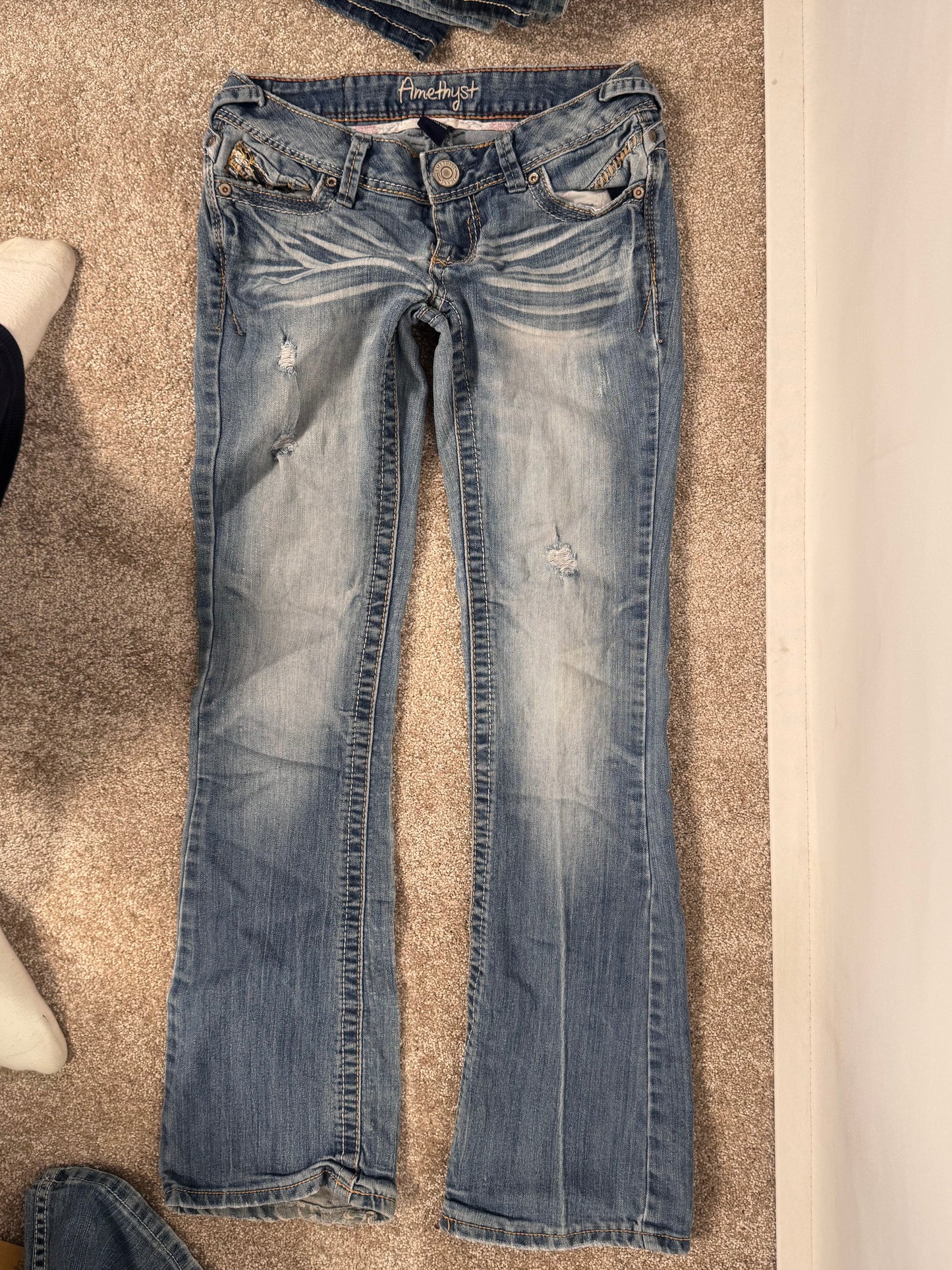 Lavtaljede jeans str: XS