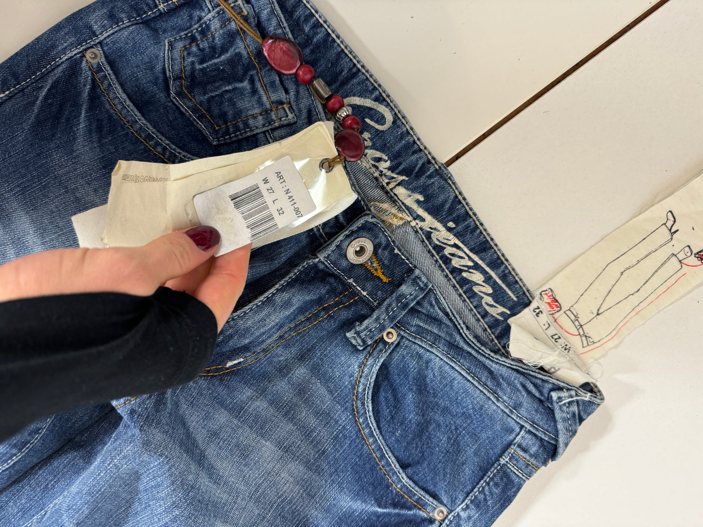 Lågmidjade jeans stl: XXS