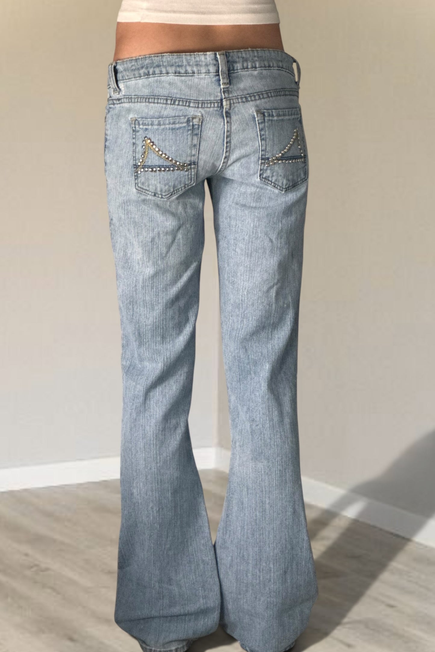 Lågmidjade jeans stl: S/M