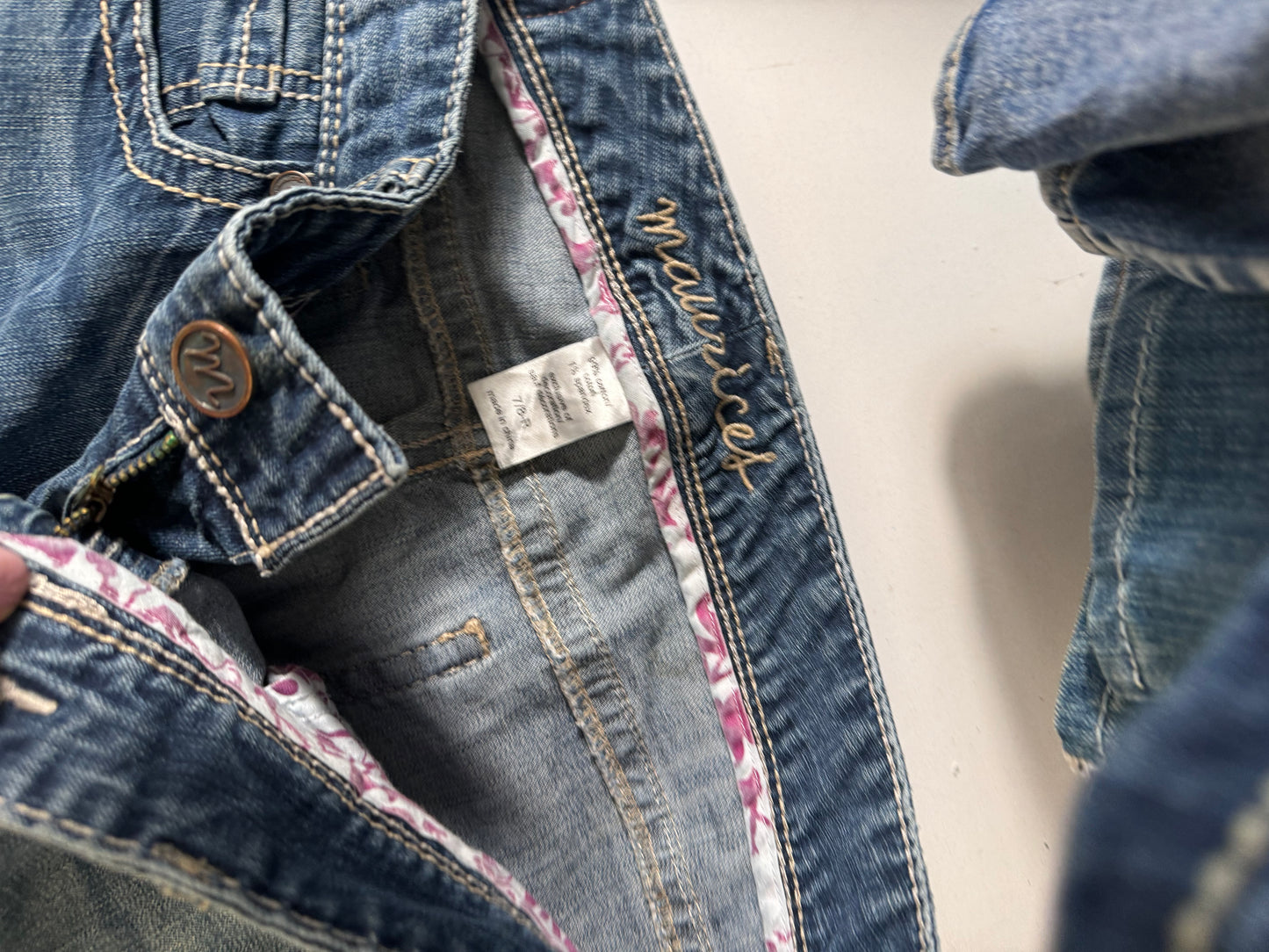 Lågmidjade jeans stl: S