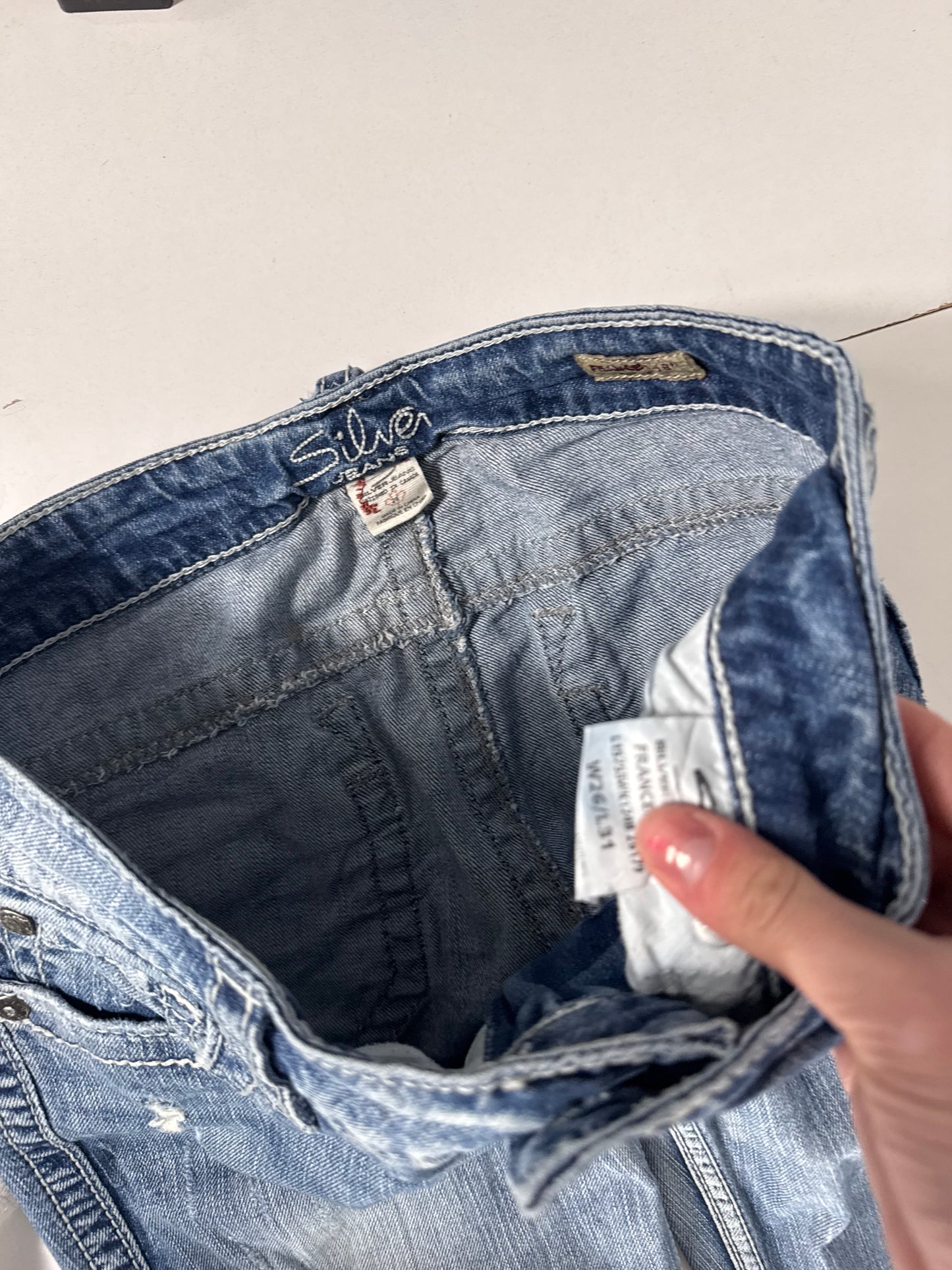 Lågmidjade jeans stl: S