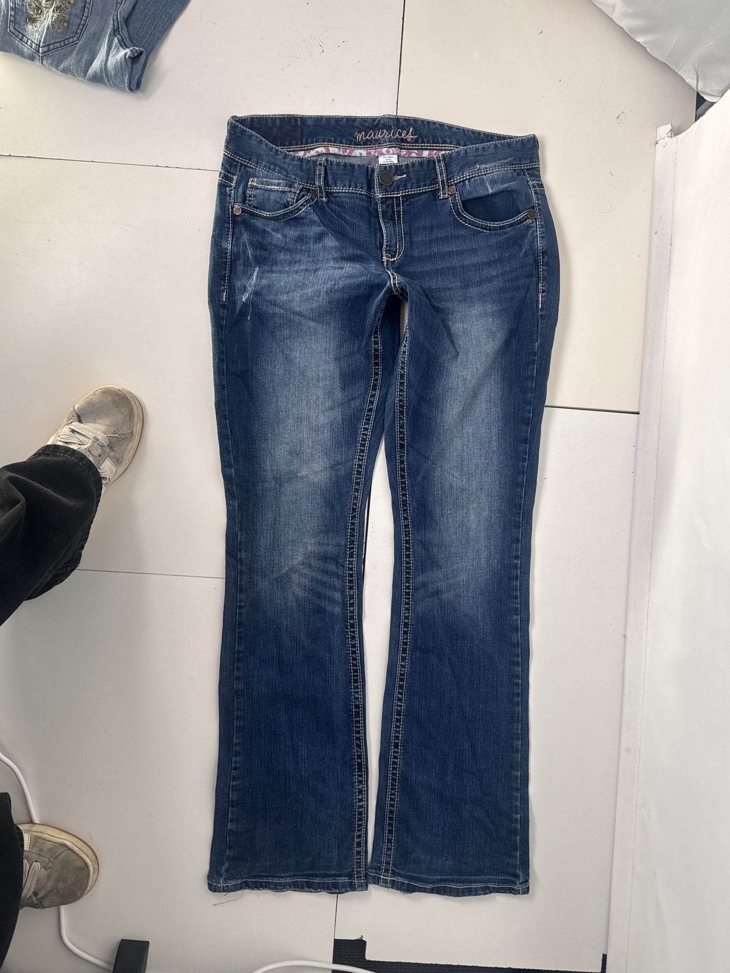 Lågmidjade jeans stl: M