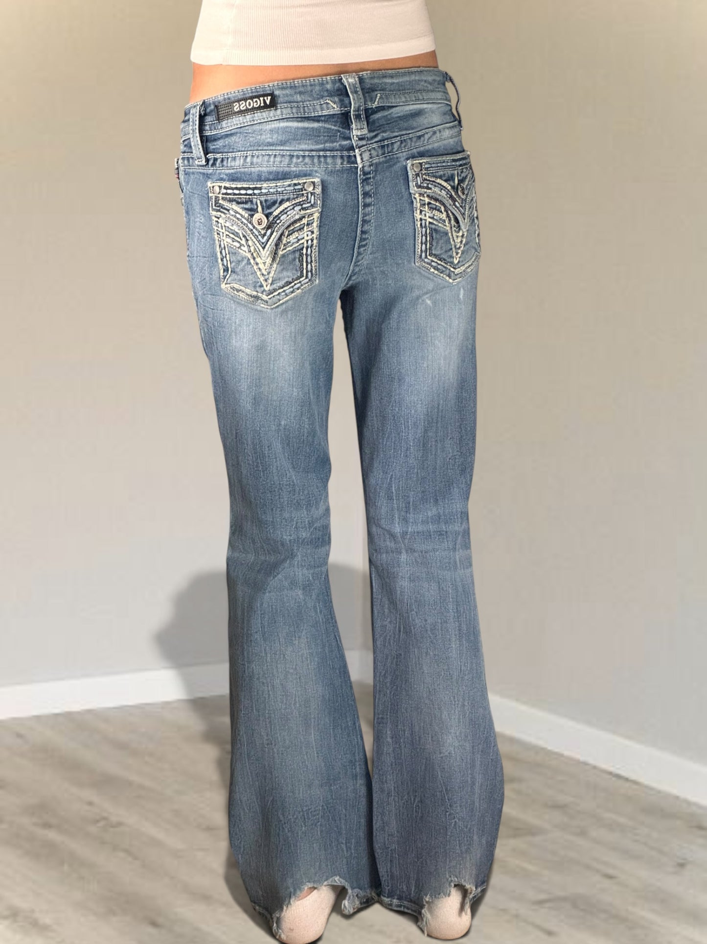 Low-rise jeans size: S