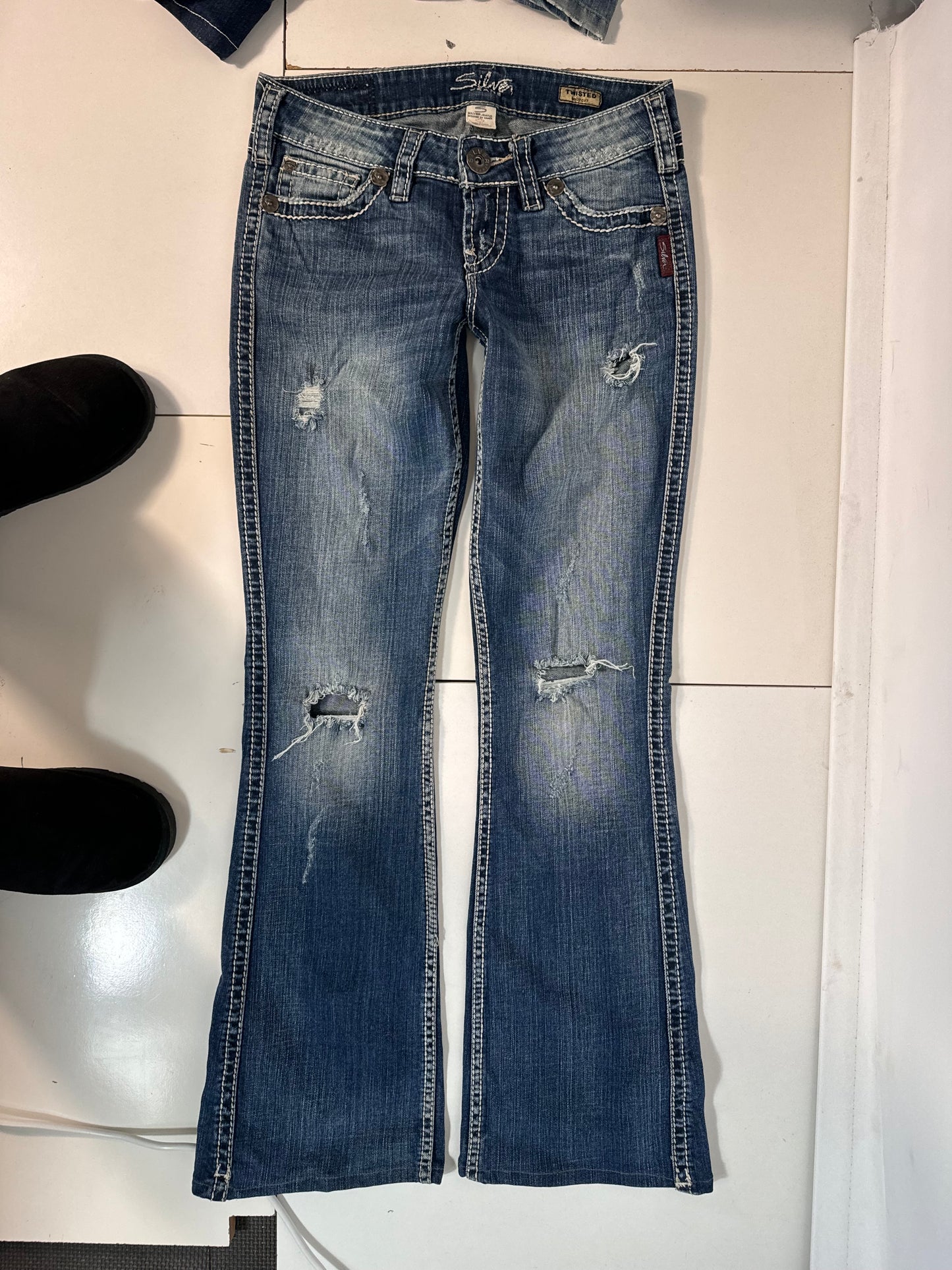 Lavtaljede jeans str: XS