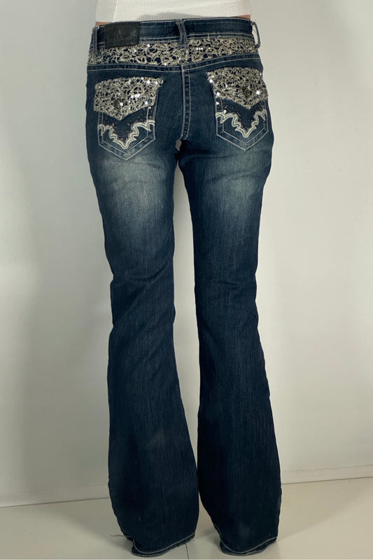 Lågmidjade jeans stl: S