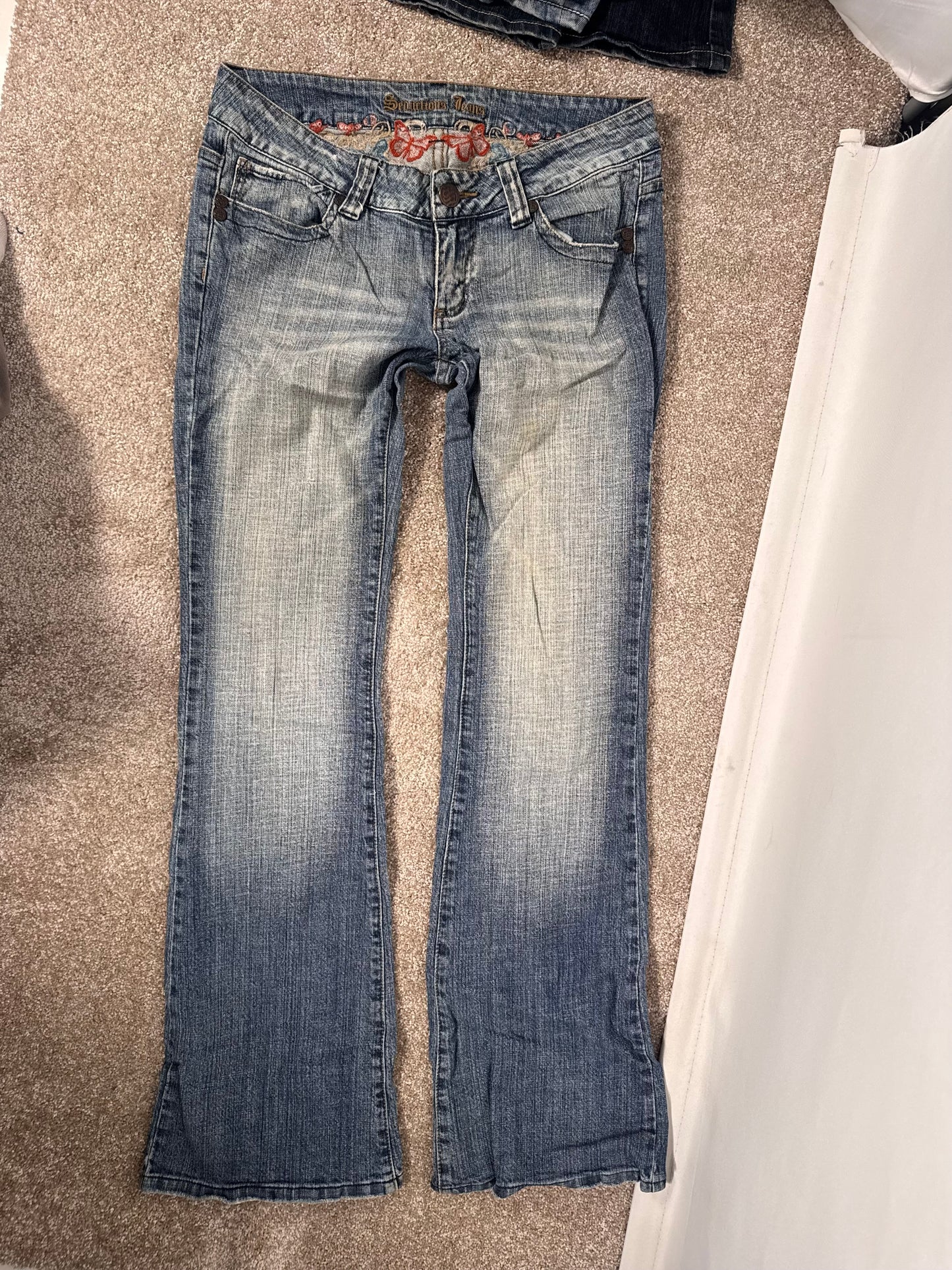 Lågmidjade jeans stl: S/M