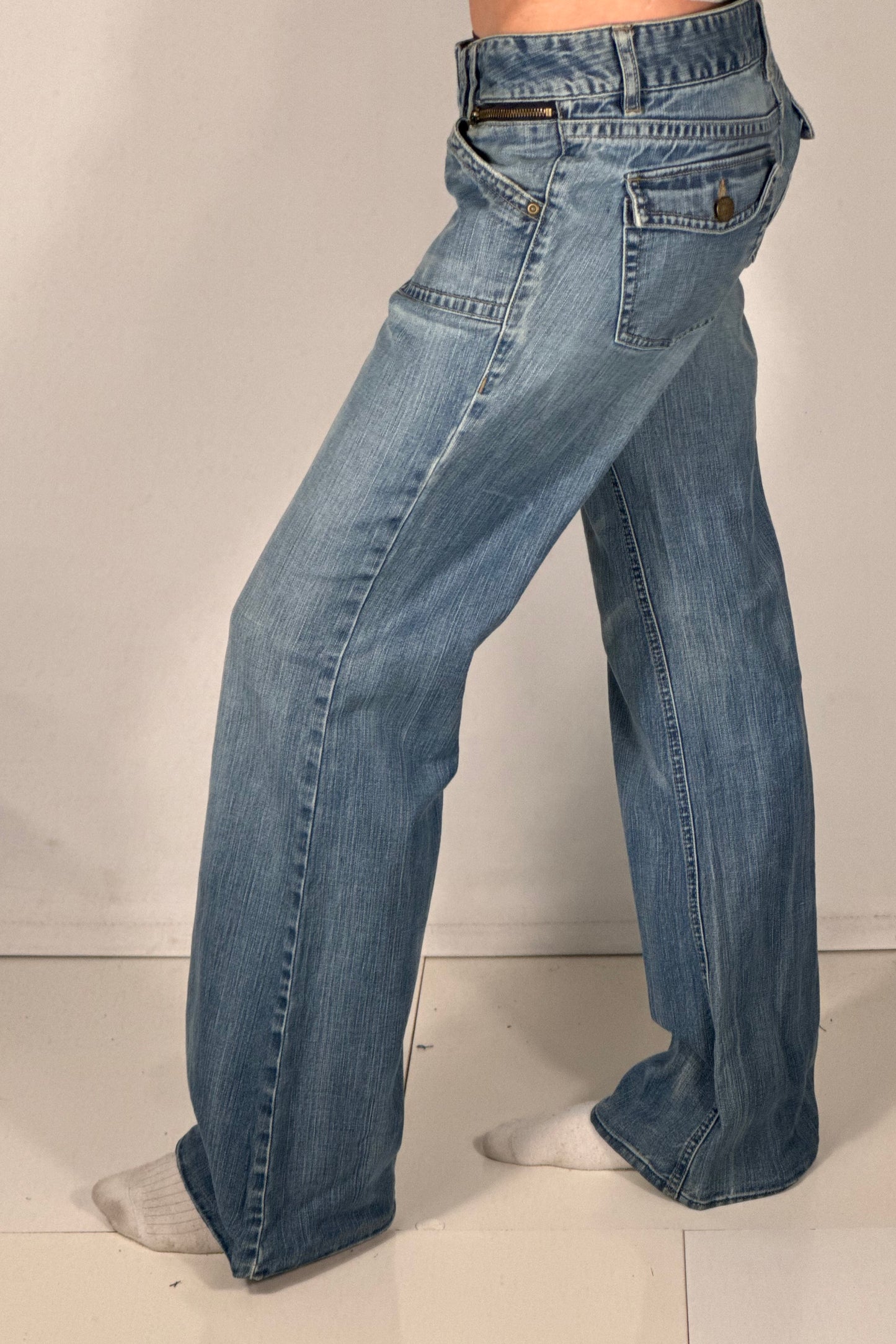 Lågmidjade jeans stl: S