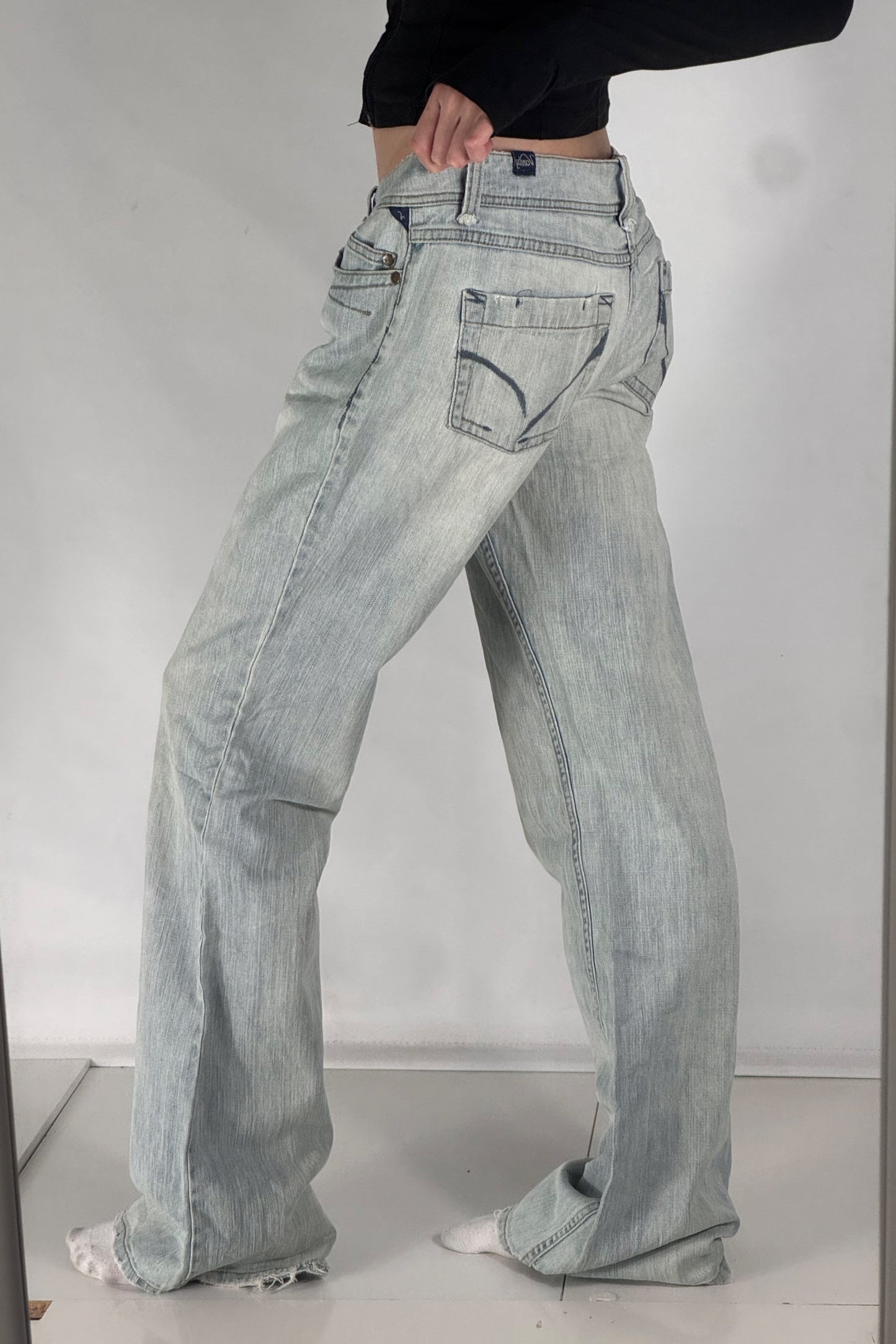 Lågmidjade jeans stl: M