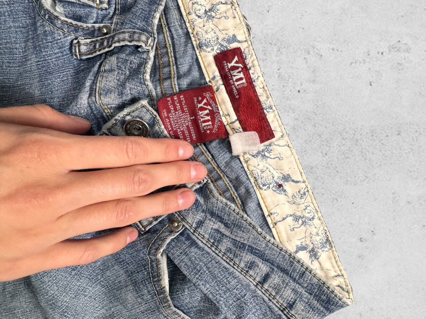 Lågmidjade jeans stl: XS