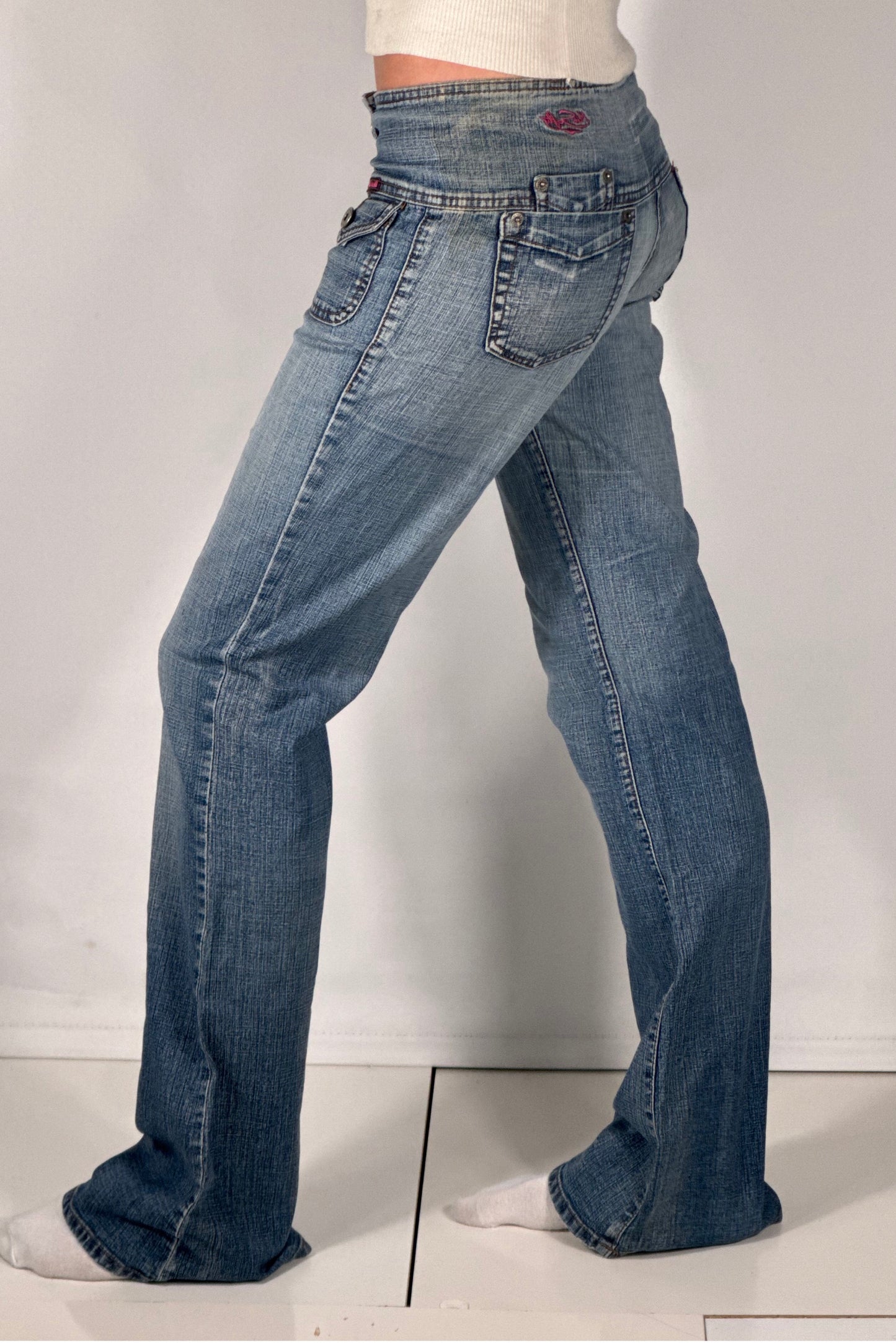 Lavtaljede jeans str: XS