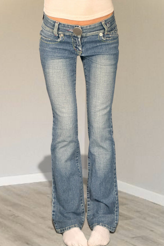 Lågmidjade jeans stl: XS