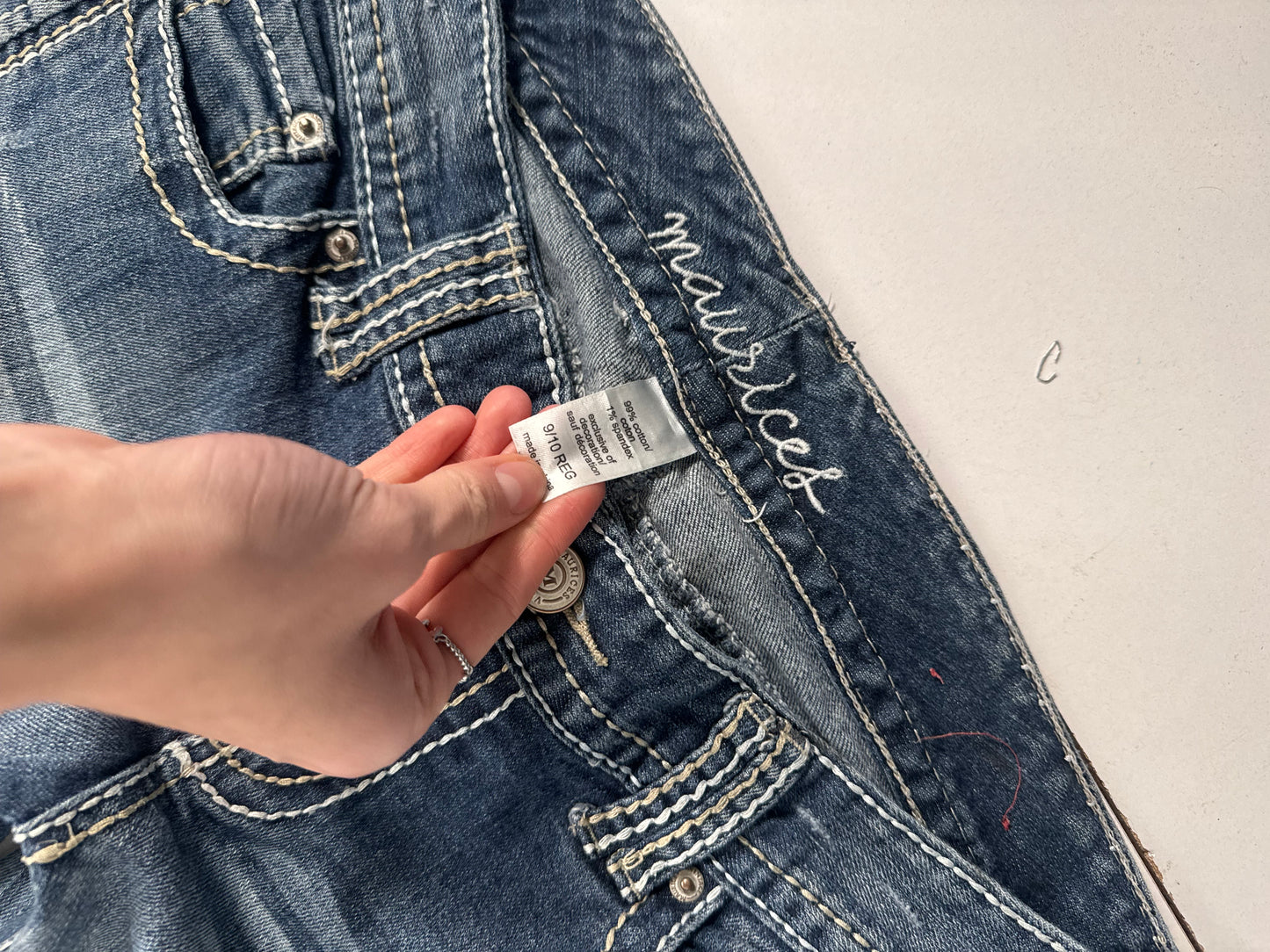 Lågmidjade jeans stl: S/M