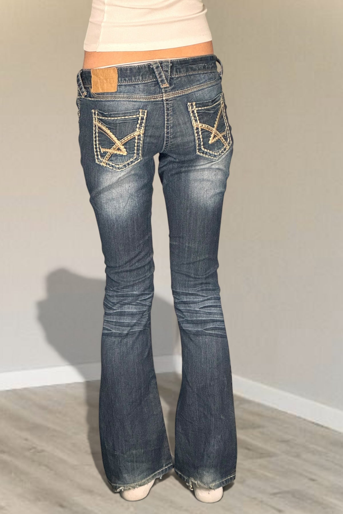 Lågmidjade jeans stl: S