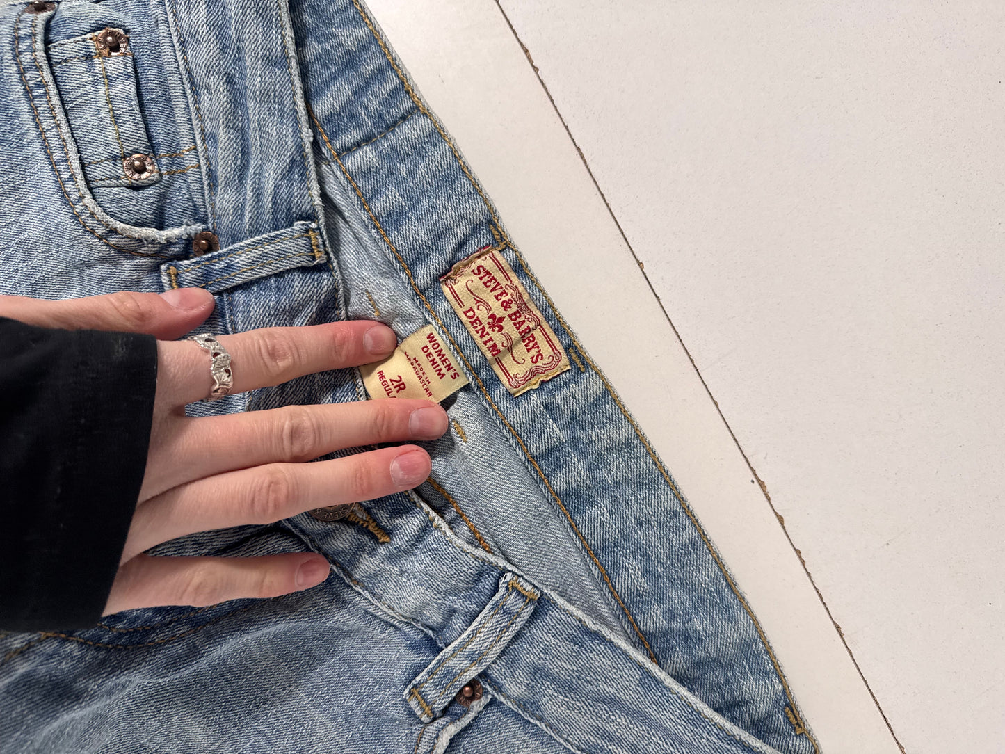 Lågmidjade jeans stl: XS
