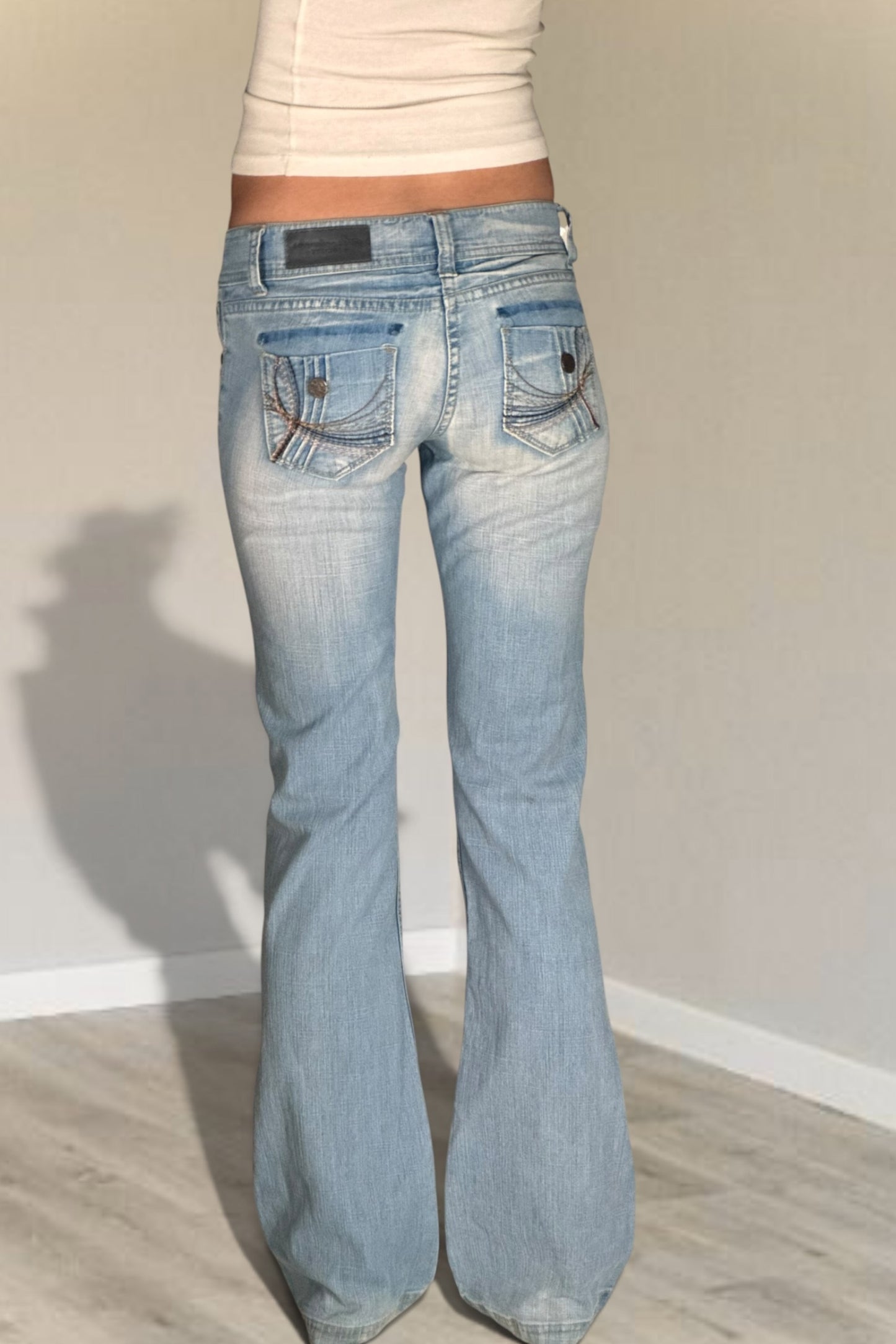 Lågmidjade jeans stl: XS