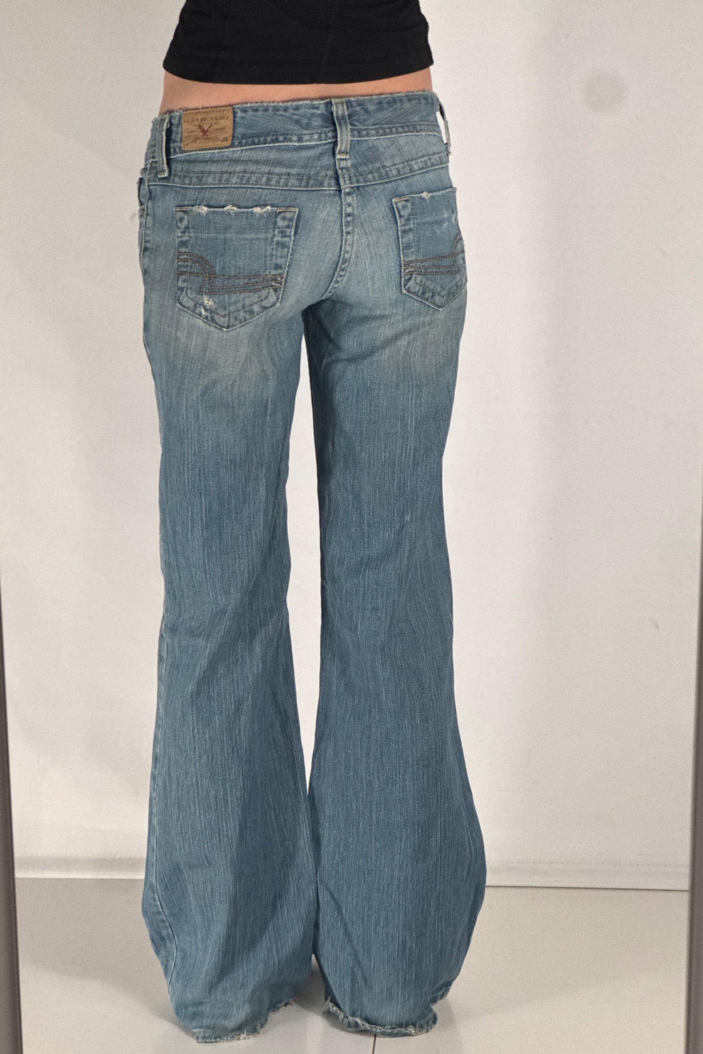 Lågmidjade jeans stl: S