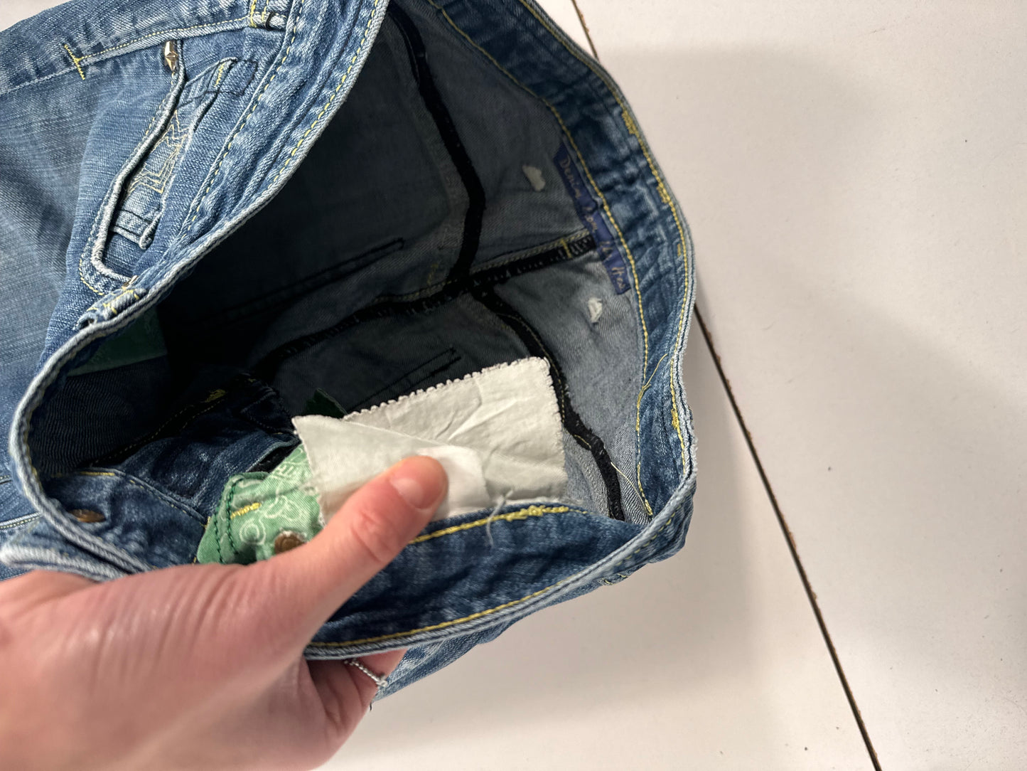 Lågmidjade jeans stl: S