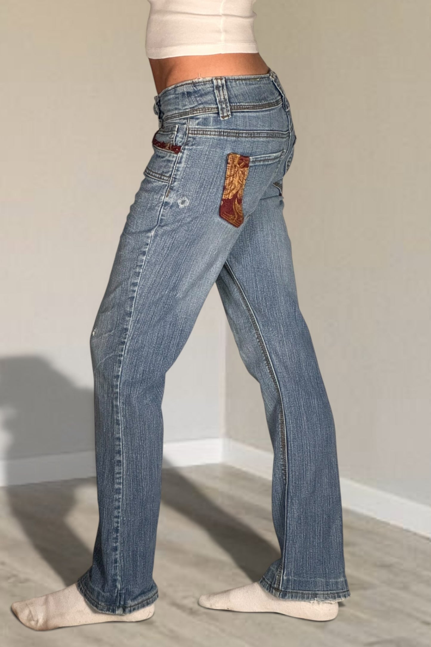 Lågmidjade jeans stl: XS