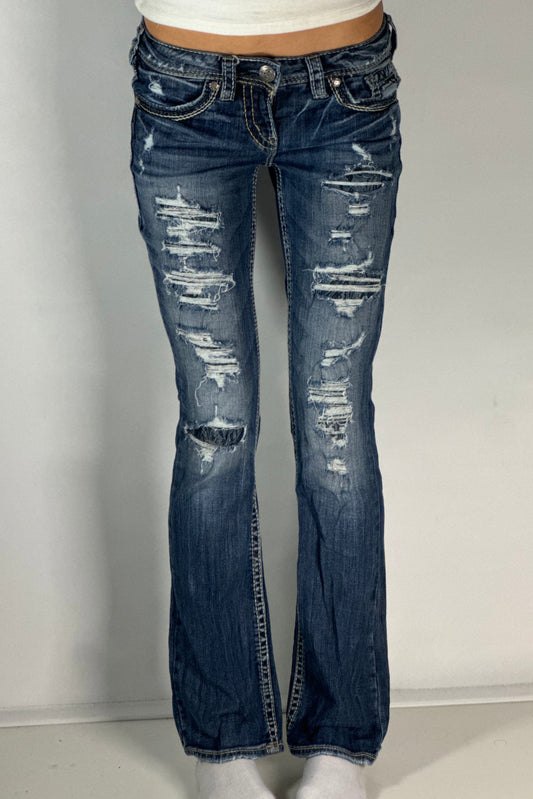 Lågmidjade jeans stl: XS