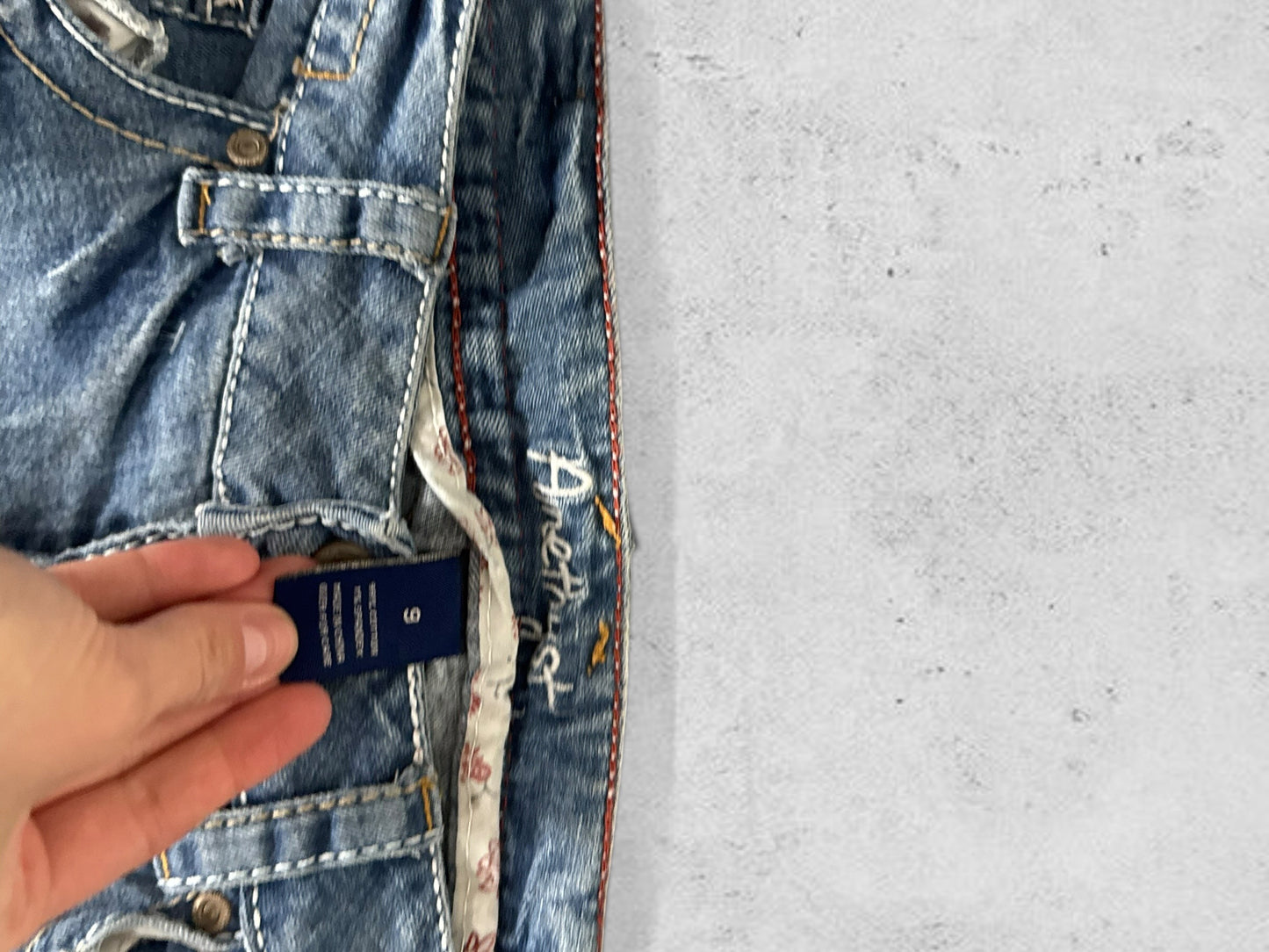 Lågmidjade jeans stl: S/M
