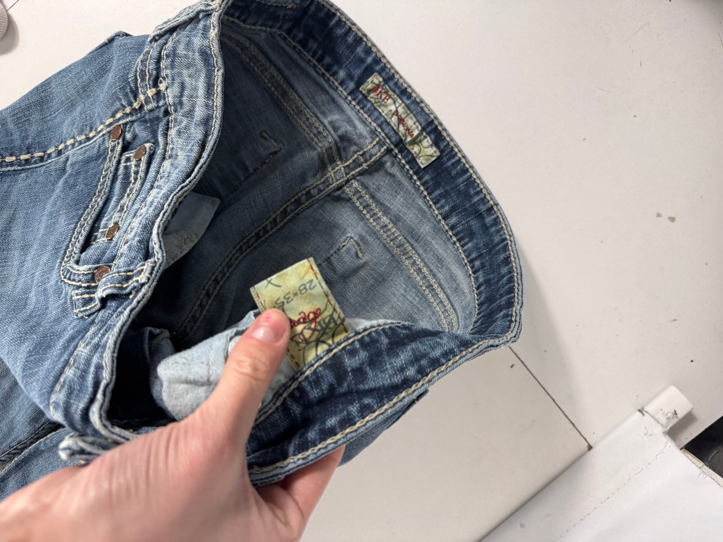 Lågmidjade jeans stl: M