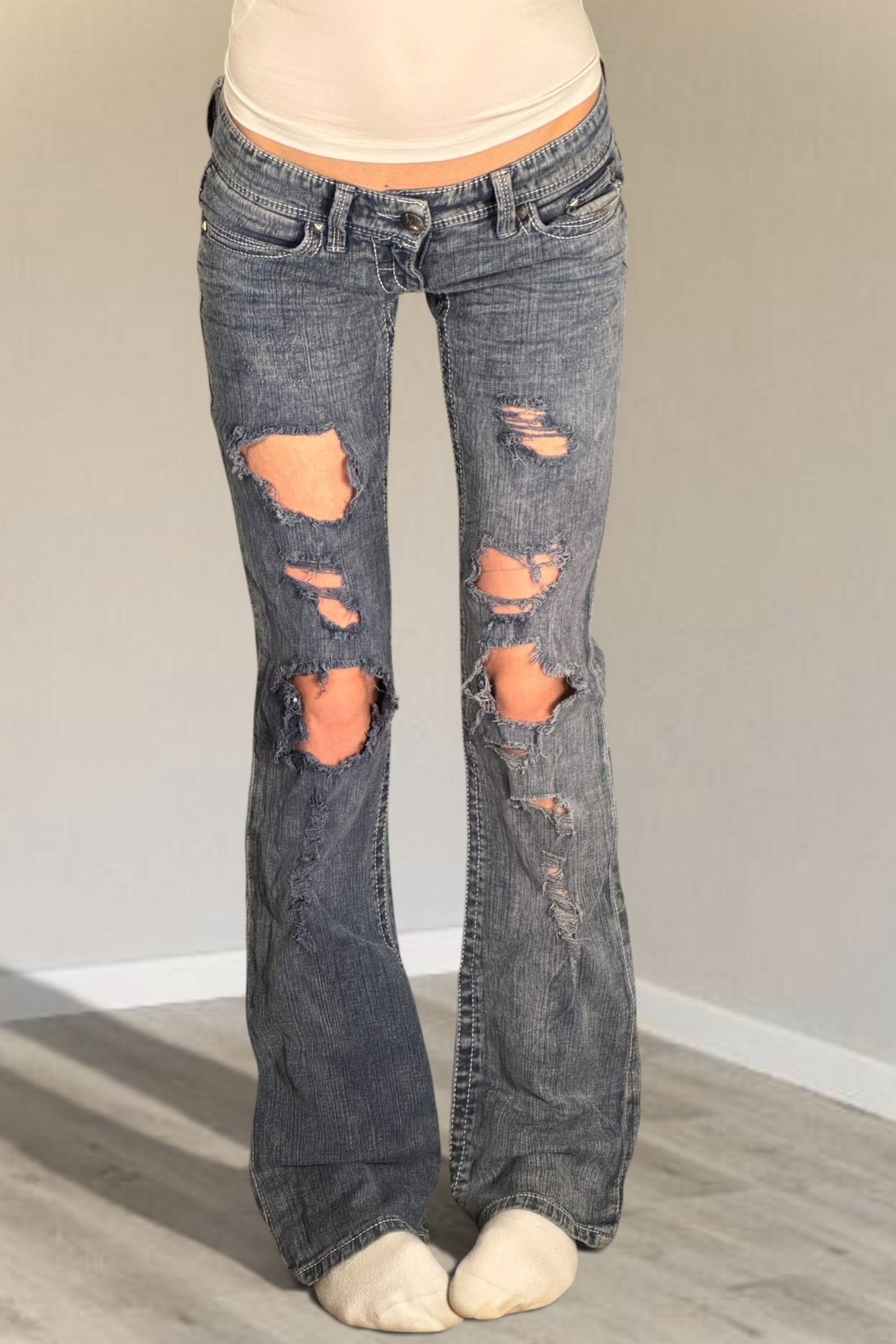 Lågmidjade jeans stl: XS