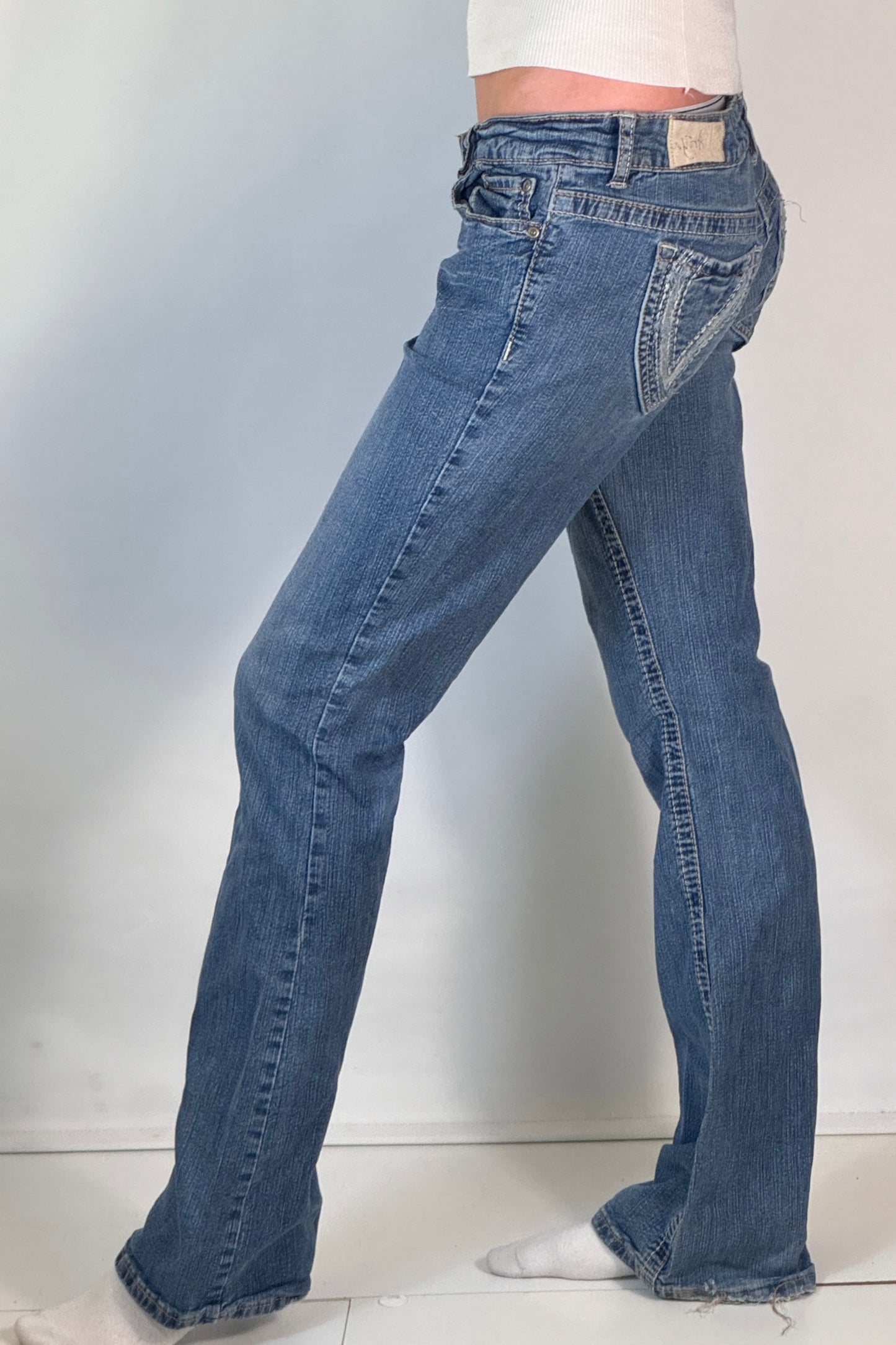 Lågmidjade jeans stl: S