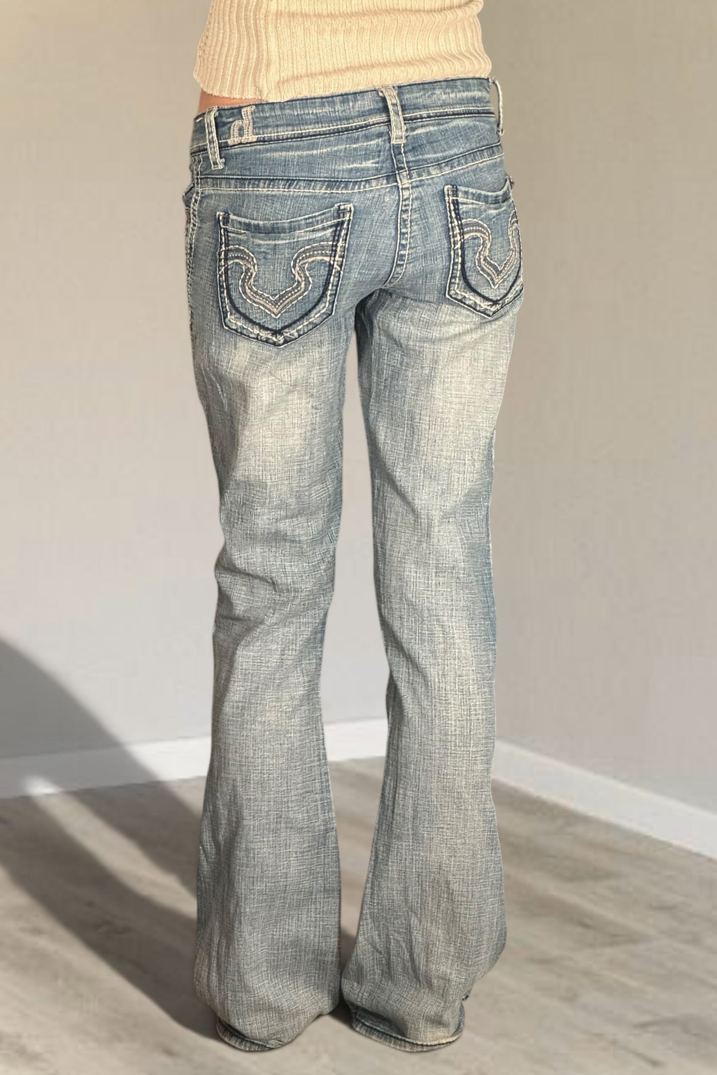 Lågmidjade jeans stl: S