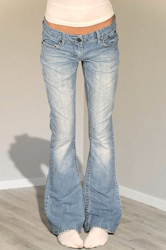 Lågmidjade jeans stl: S