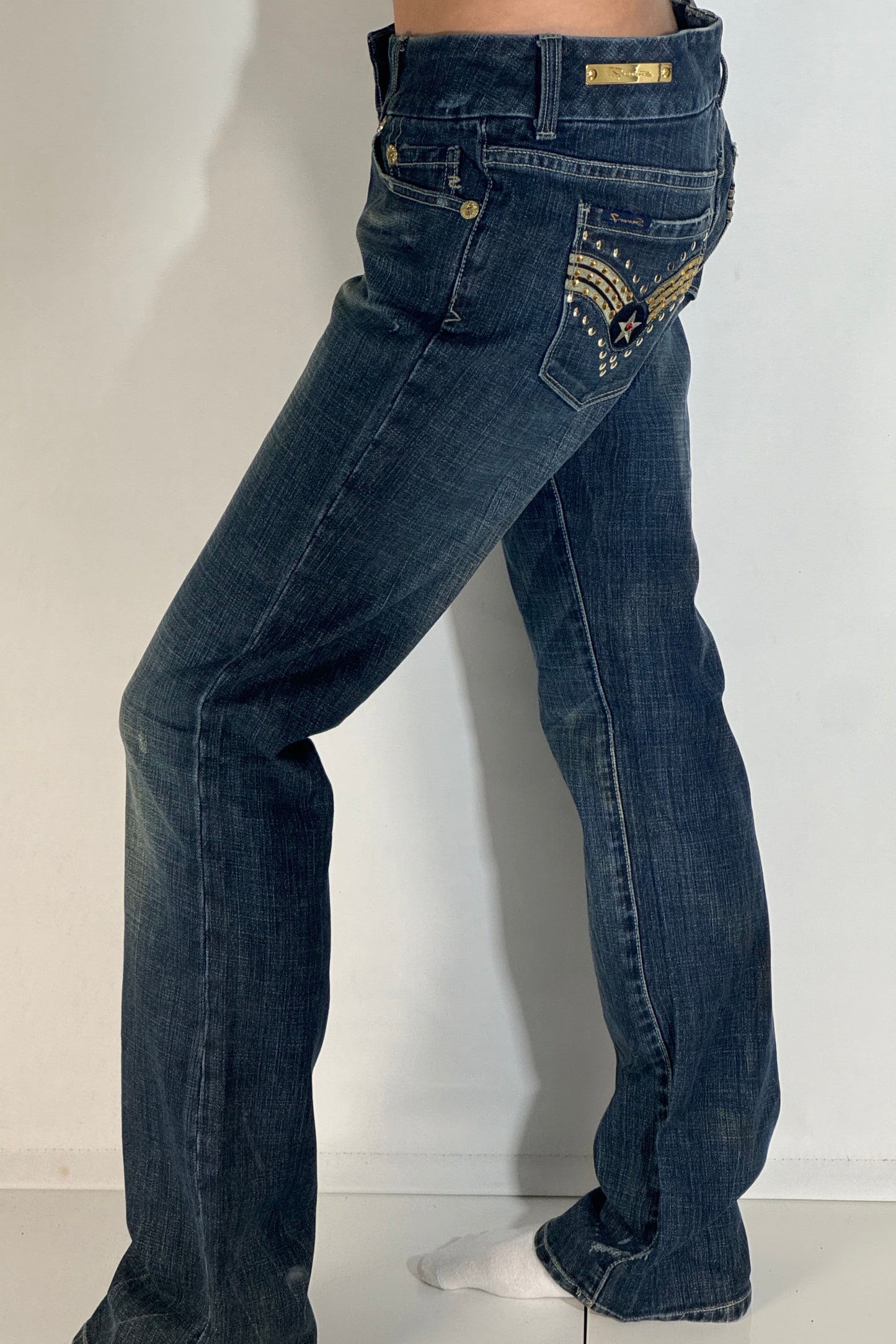 Lågmidjade jeans stl: S