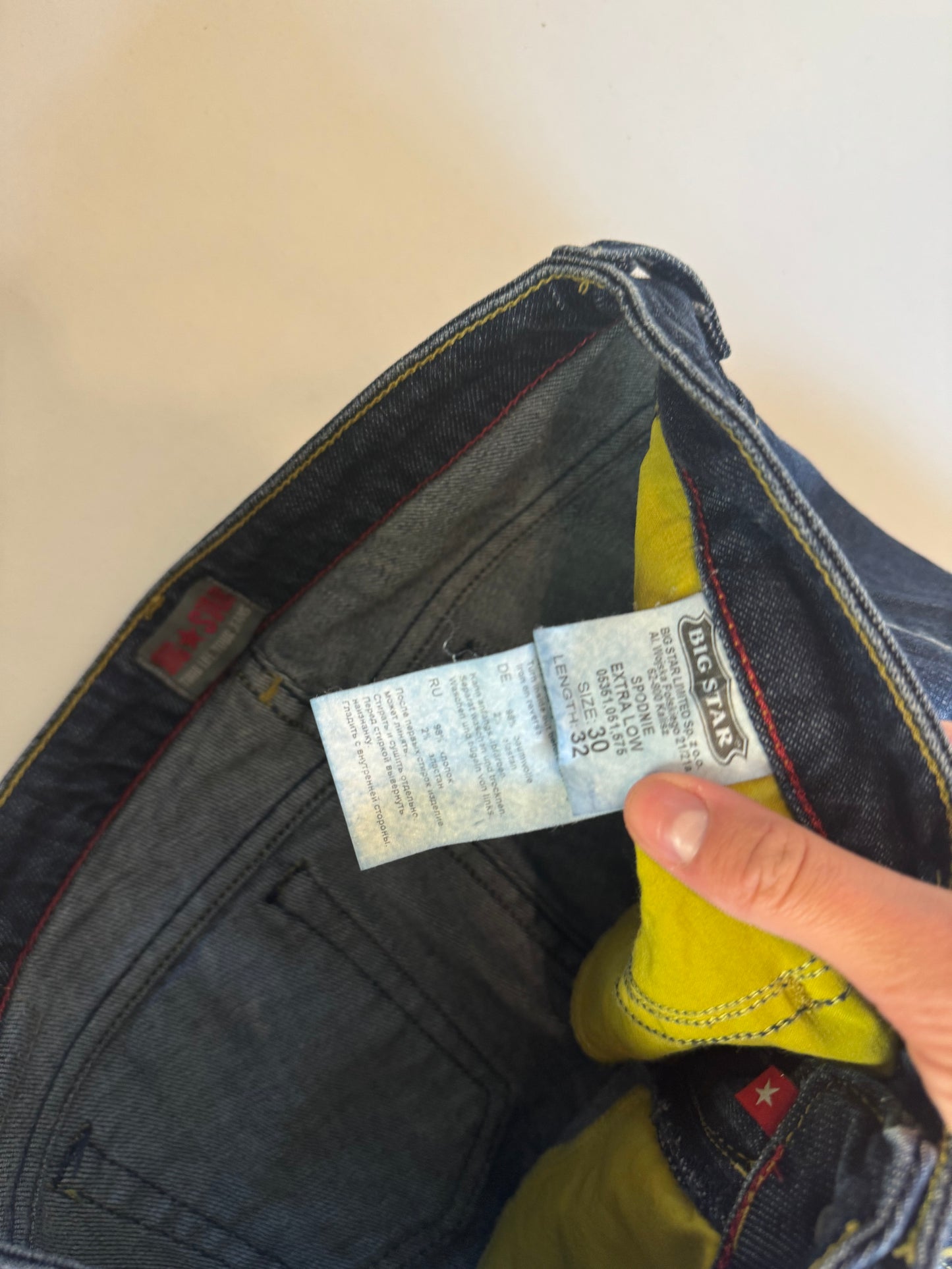 Lågmidjade jeans stl: S