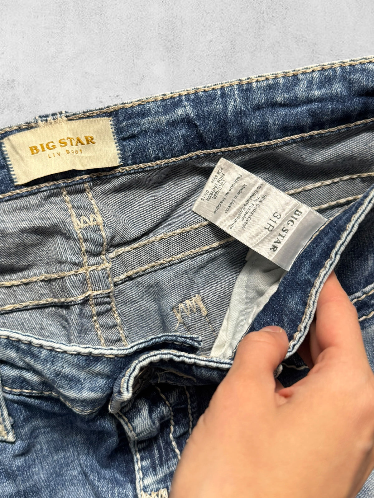Lågmidjade jeans stl: M