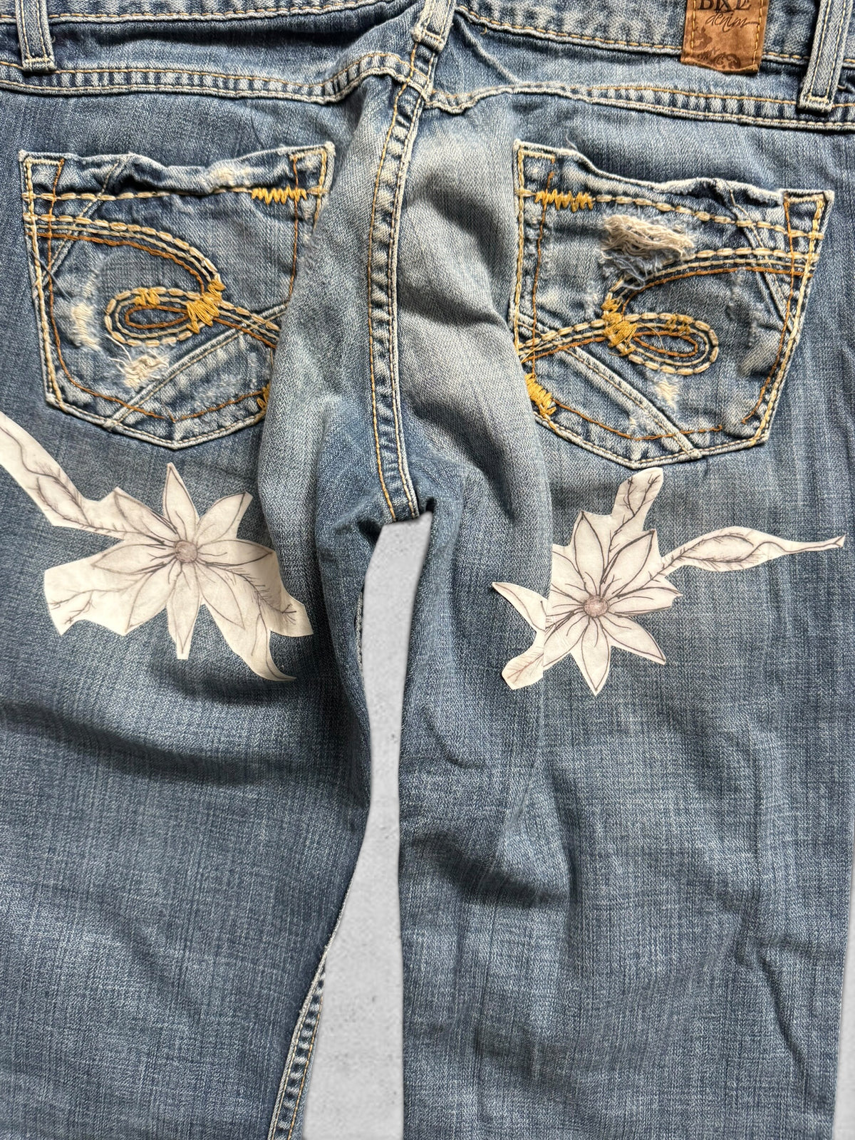 Lågmidjade jeans stl: S