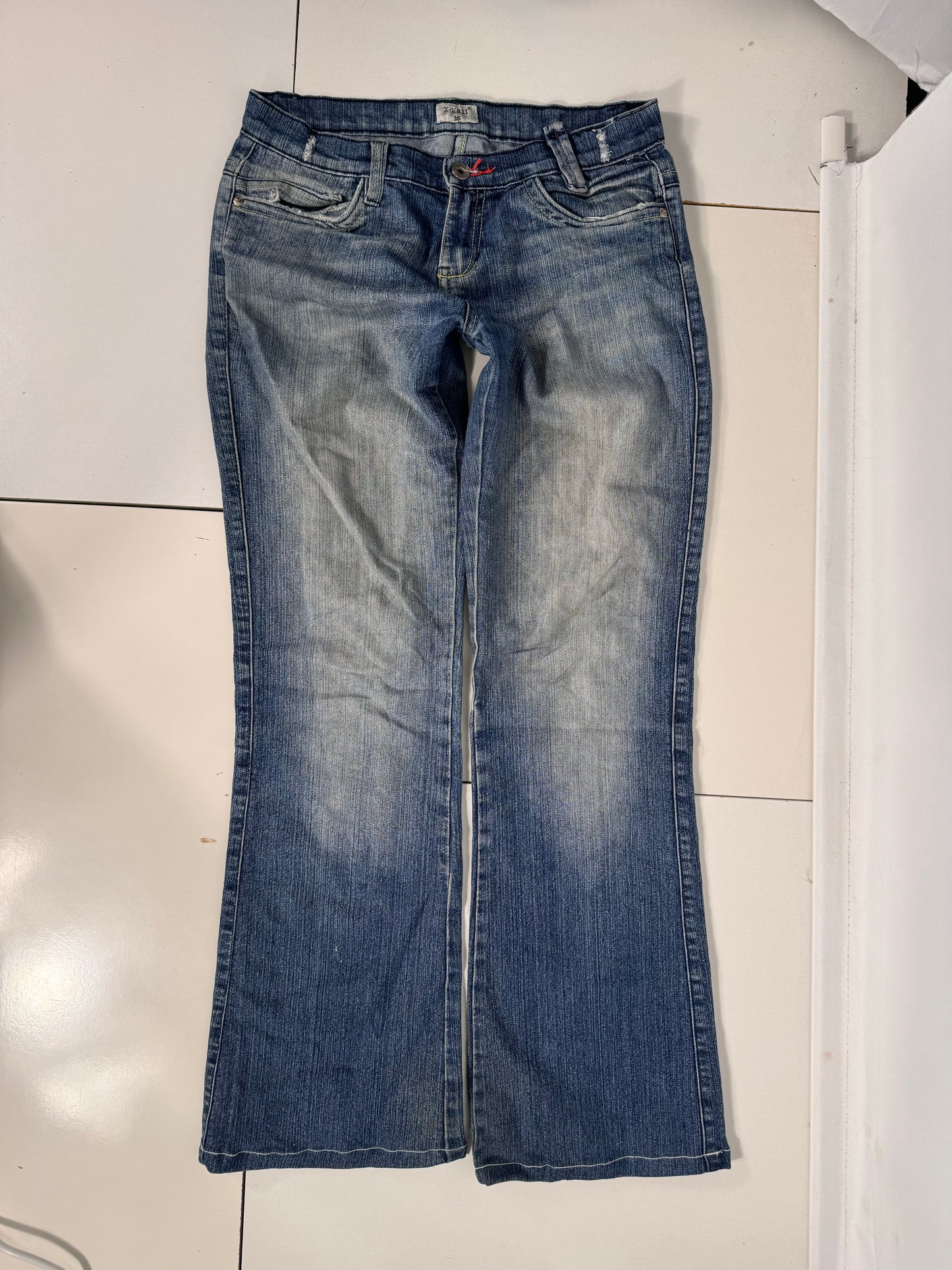 Lavtaljede jeans str: S