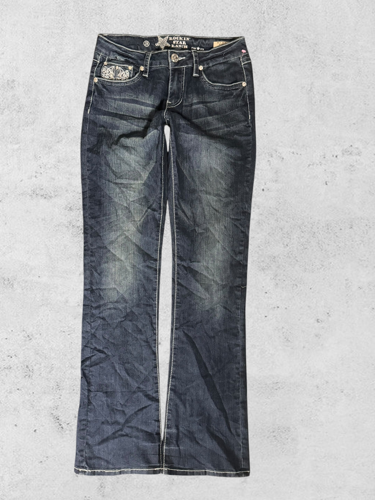Lågmidjade jeans stl: S