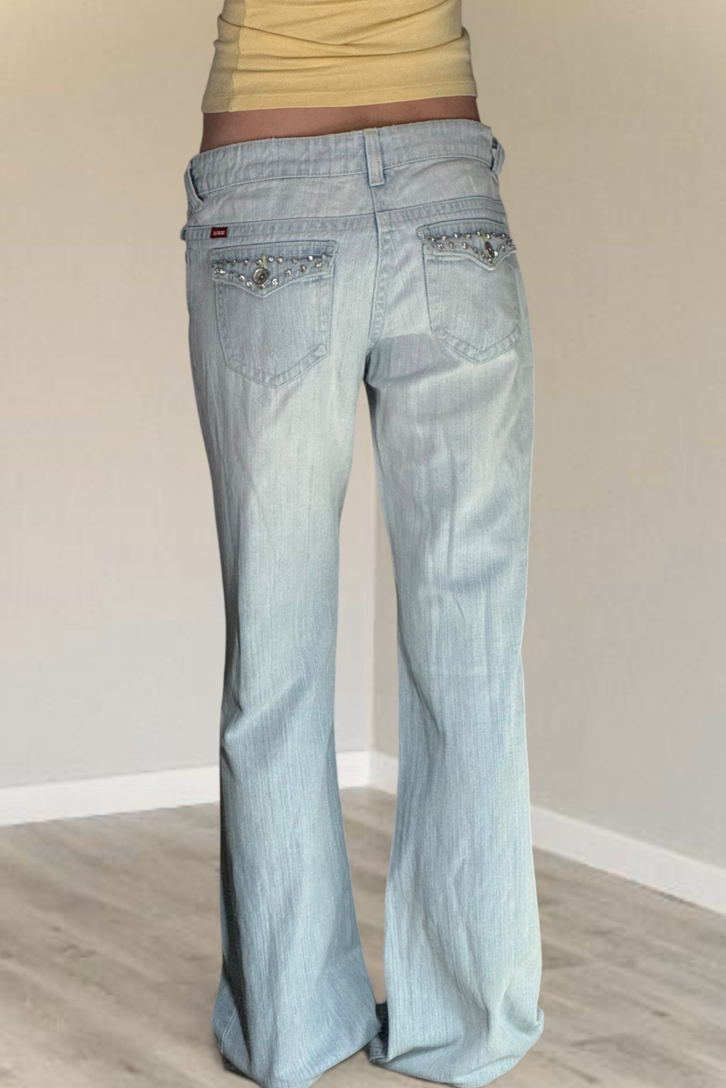 Lågmidjade jeans stl: S