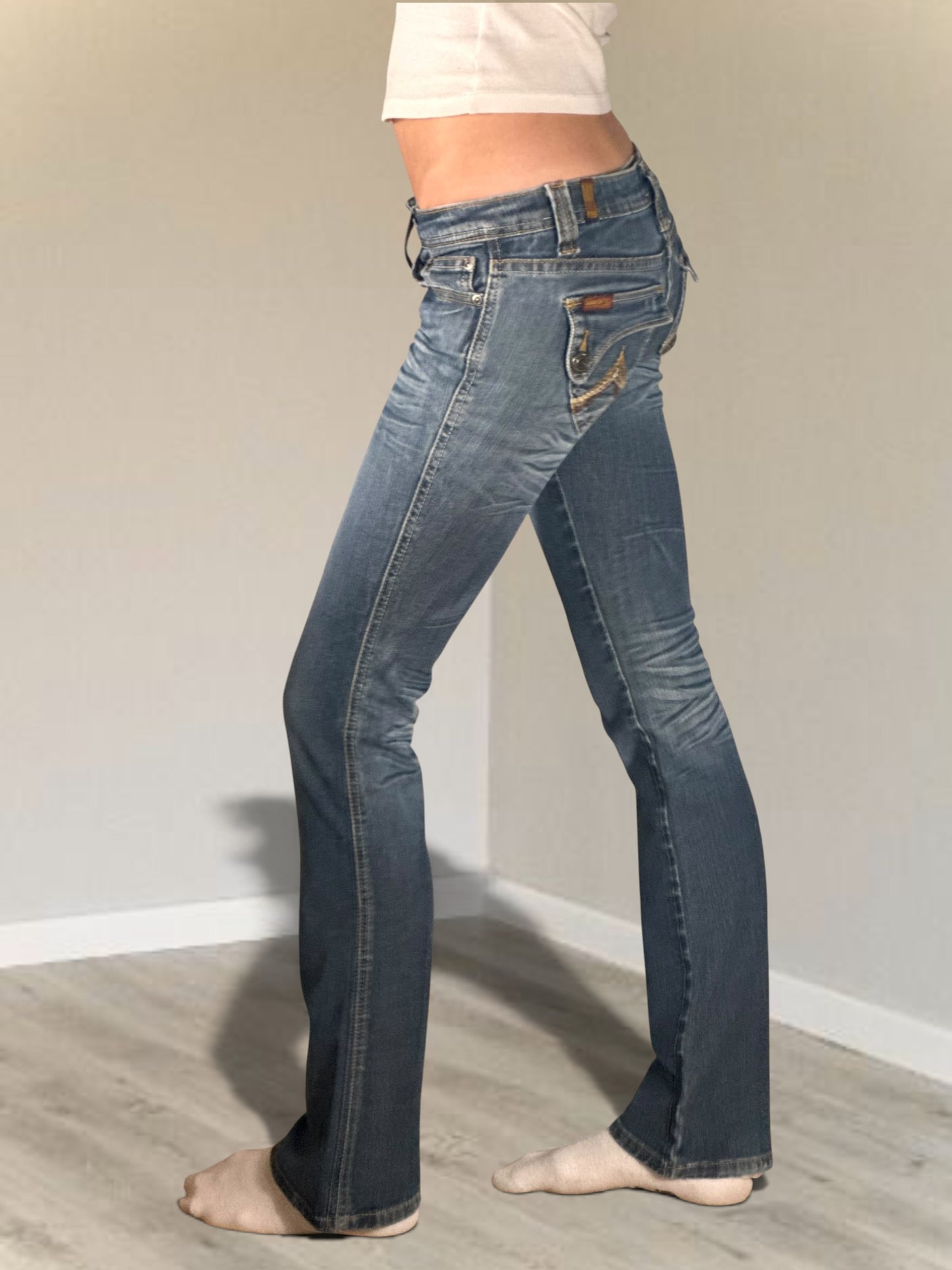 Lågmidjade jeans stl: XXS