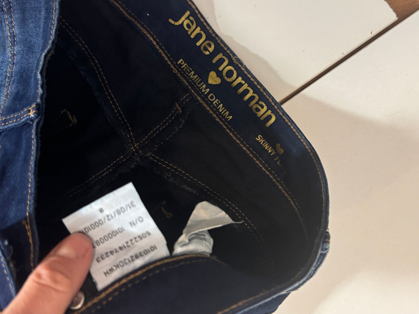 Lågmidjade jeans stl: XS