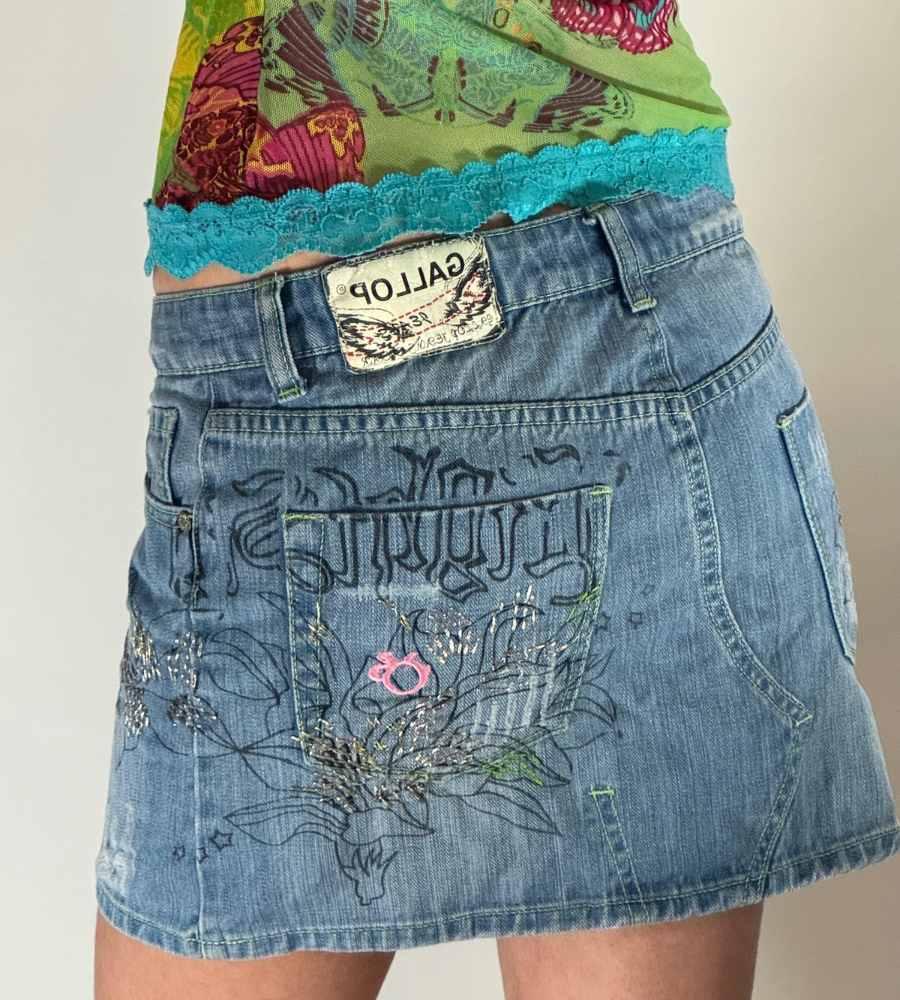 Jeans kjol–stl: XS