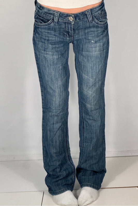 Lågmidjade jeans stl: S