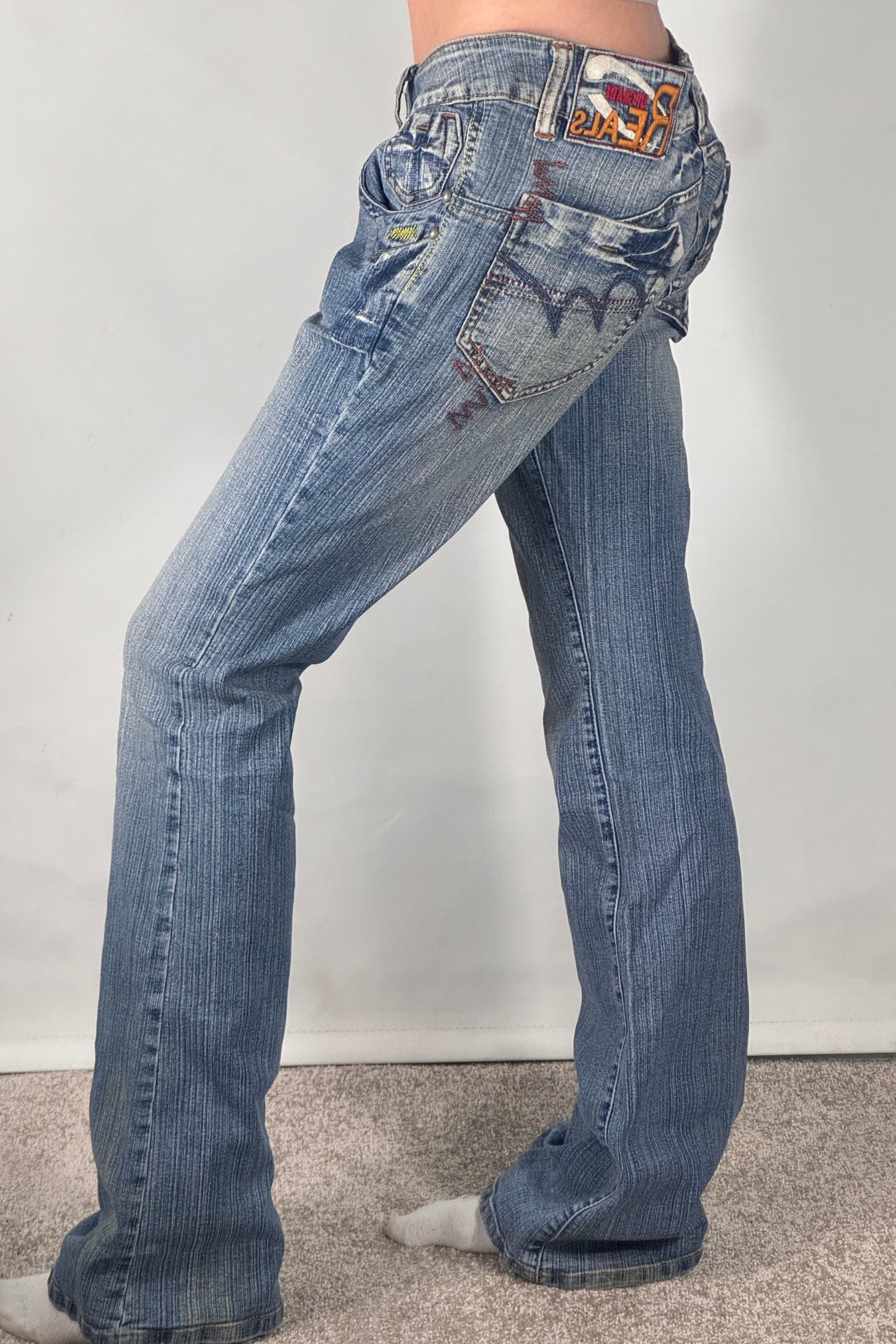 Lågmidjade jeans stl: M