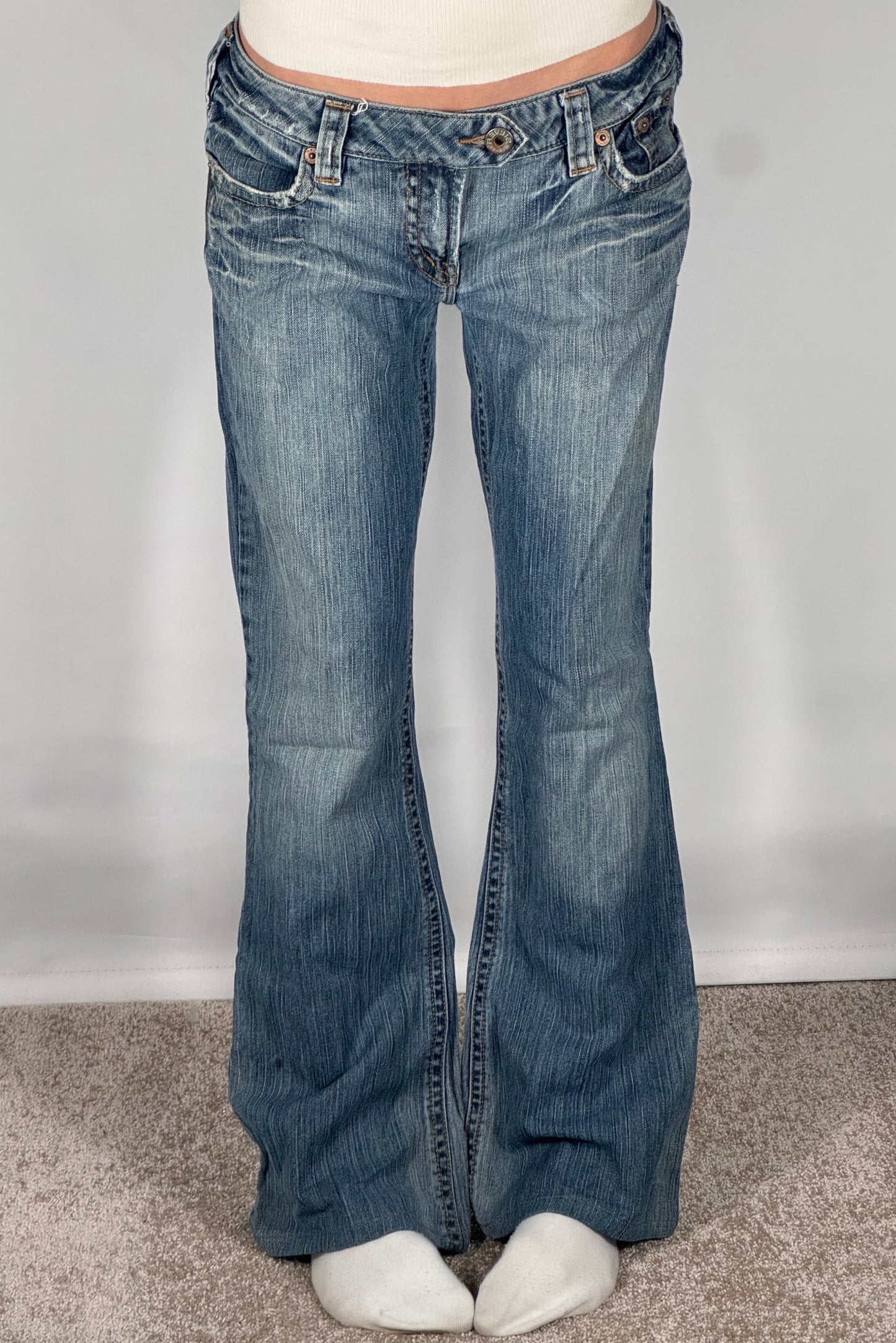 Lågmidjade jeans stl: M