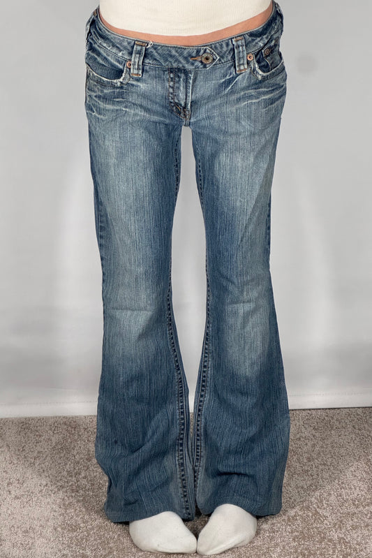 Lavtaljede jeans str: M