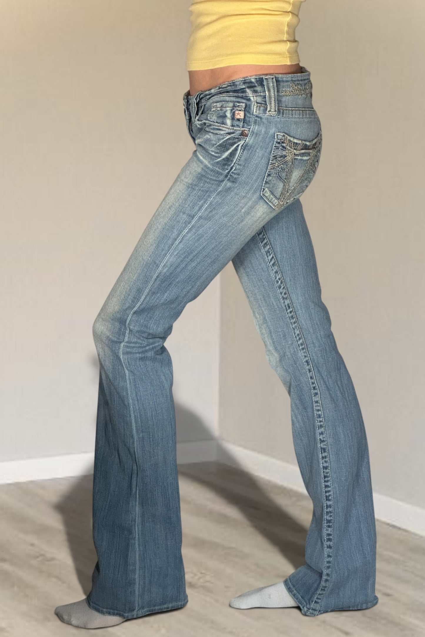 Lågmidjade jeans stl: S