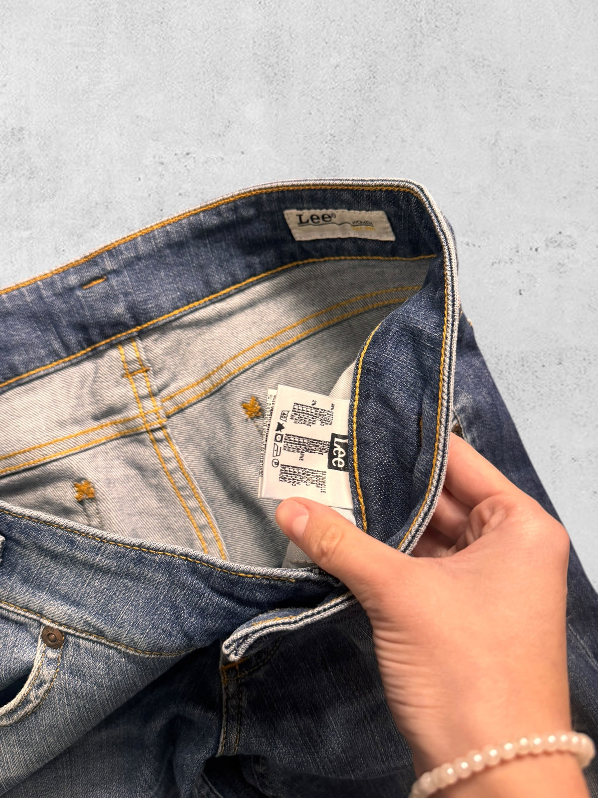 Lågmidjade jeans stl: S