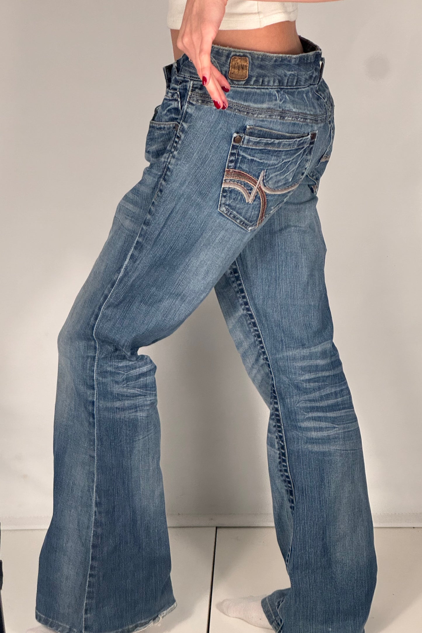 Lågmidjade jeans stl: L