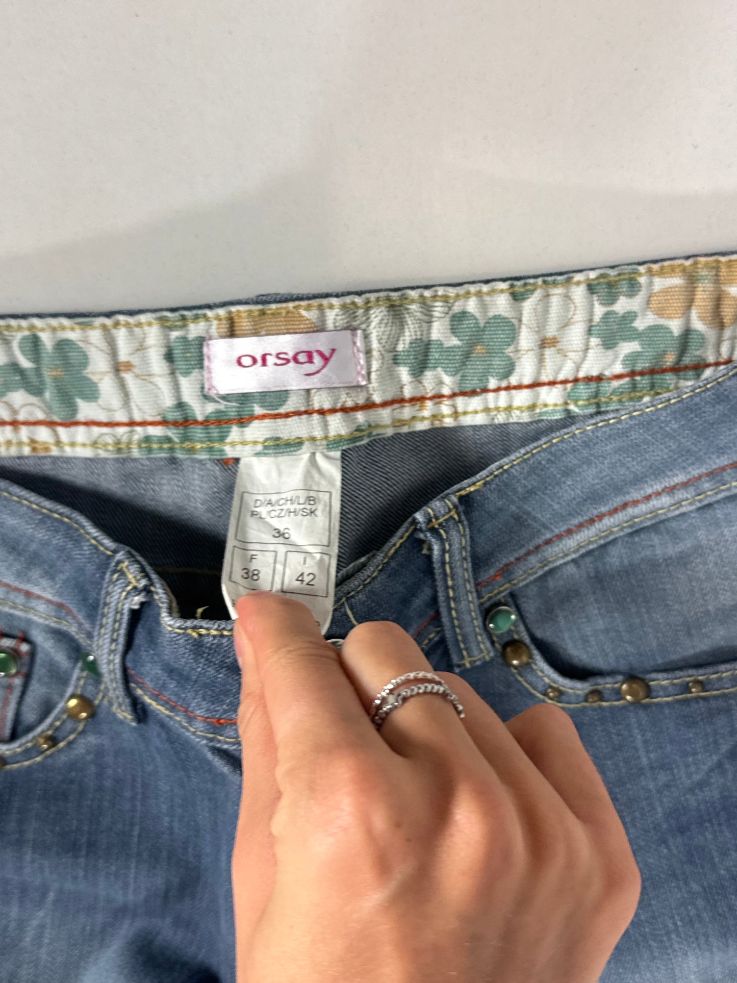 Lågmidjade jeans stl: XS